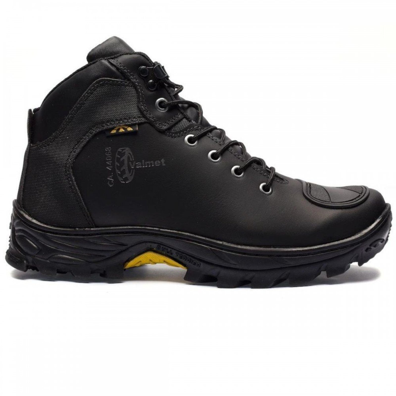 Bota Bull Terrier Valmet Moto Coturno Tratorado Masculino Bull Terrier Preto