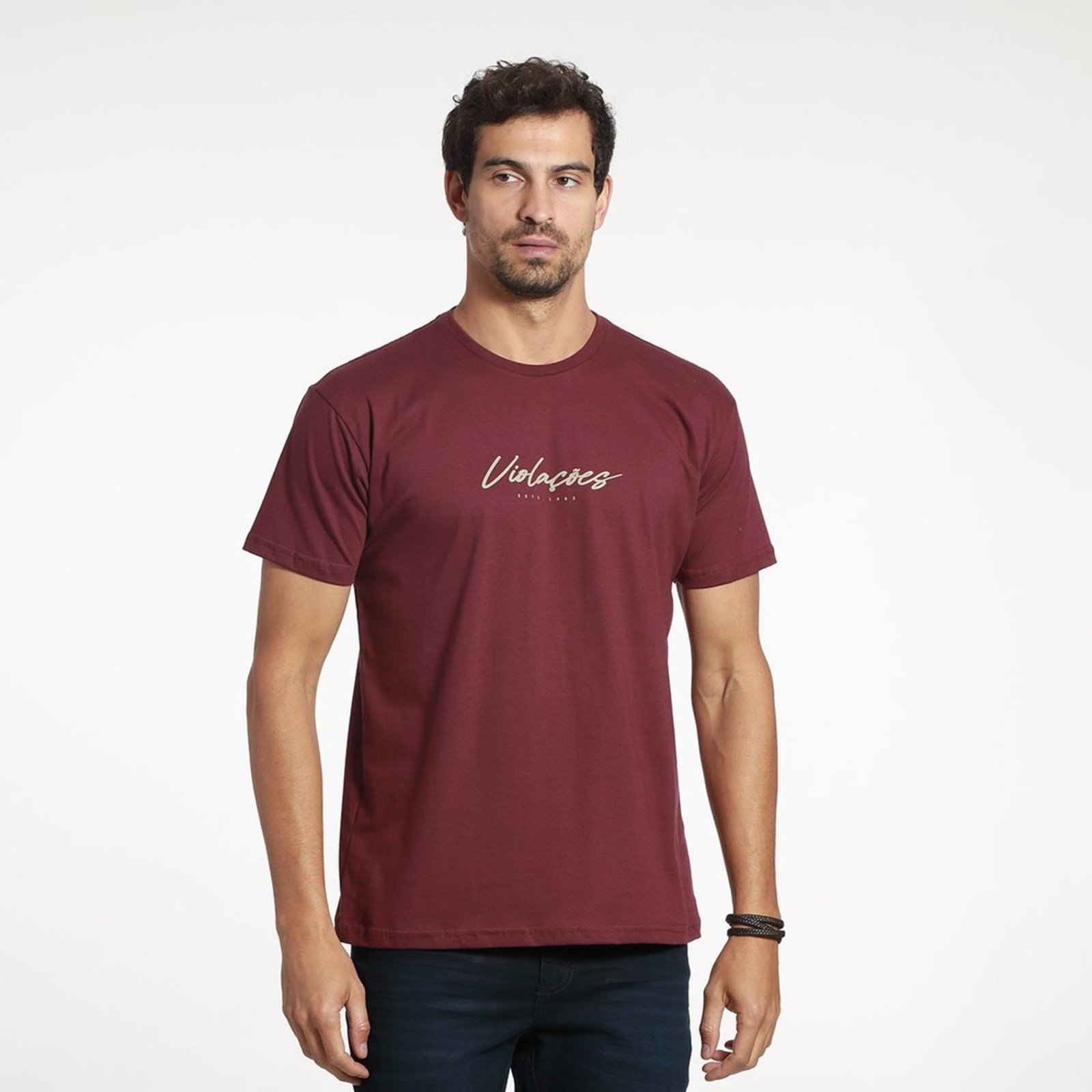 Camiseta Masculina Regular Manga Curta Logo VLCS