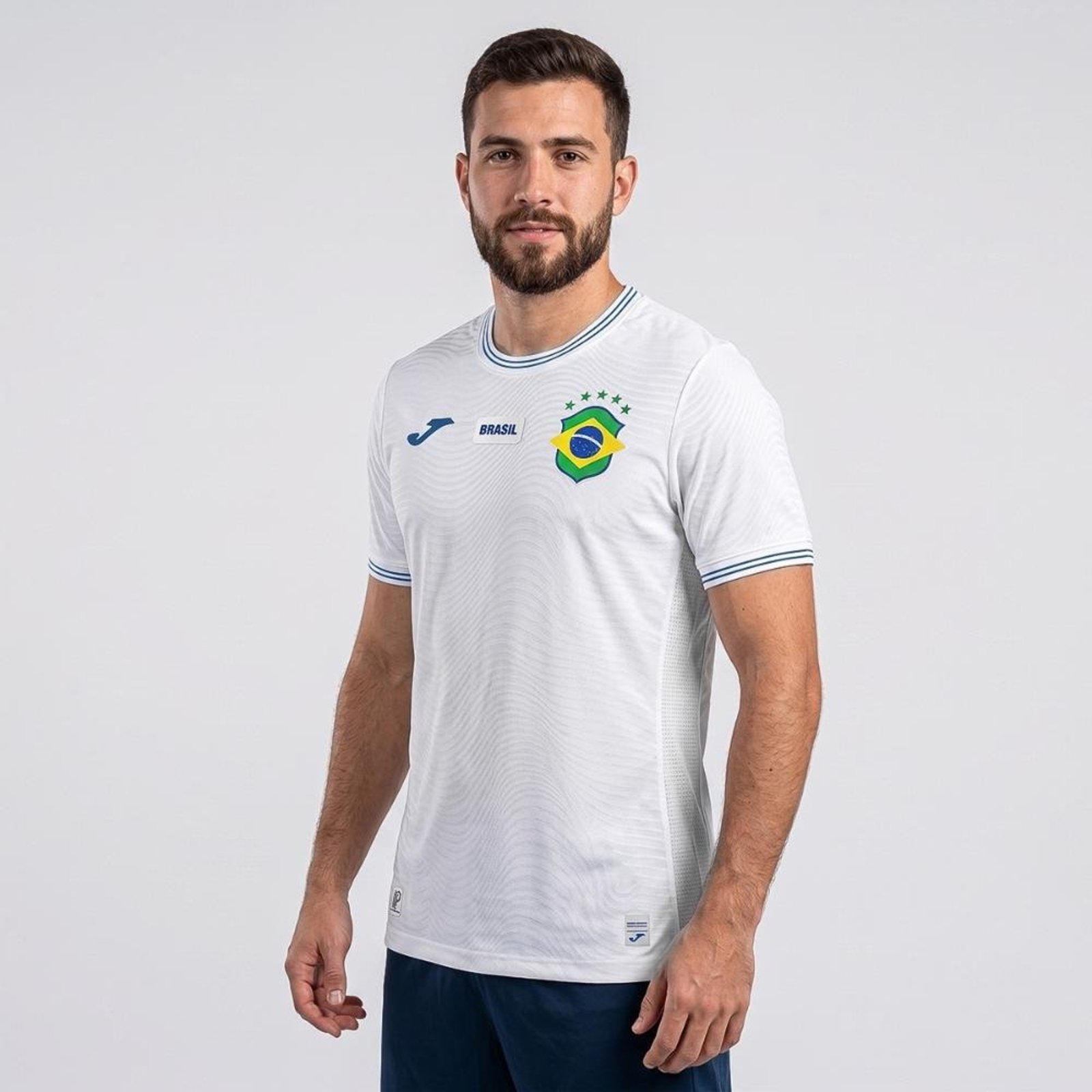 Camisa do Brasil Joma Torcedor Hexa Branco