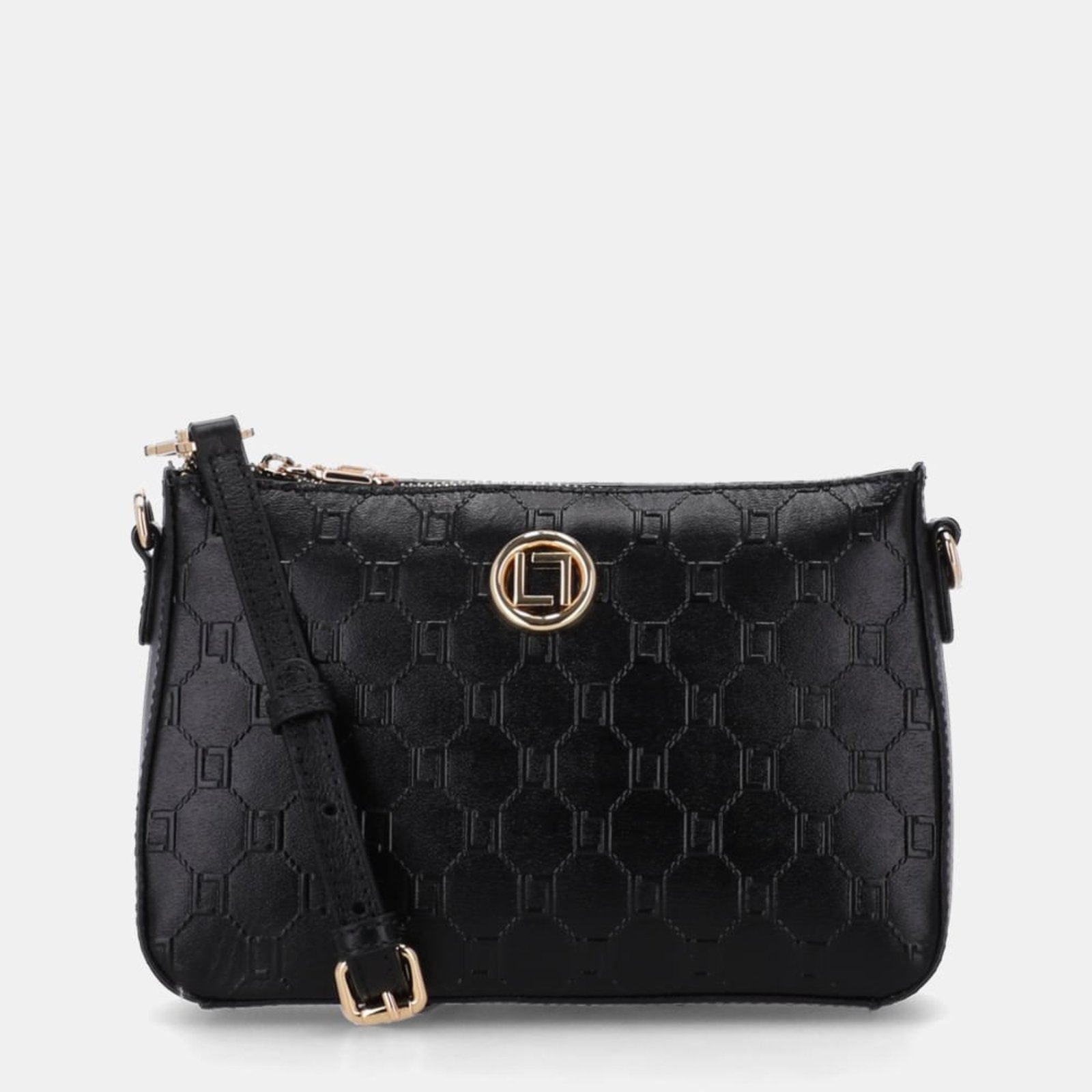 Bolsa Tiracolo Pequena Lux Preto - 2000587 Luz da Lua