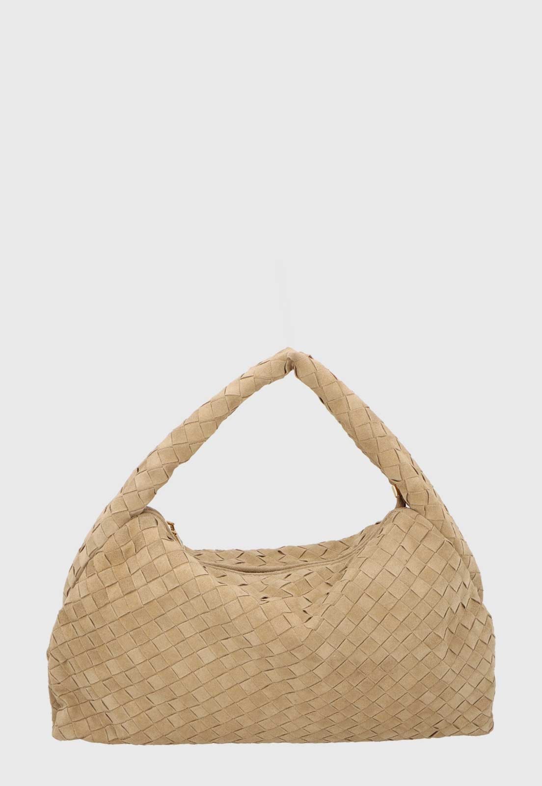 Bolsa Luiza Barcelos Design Trançado Bege