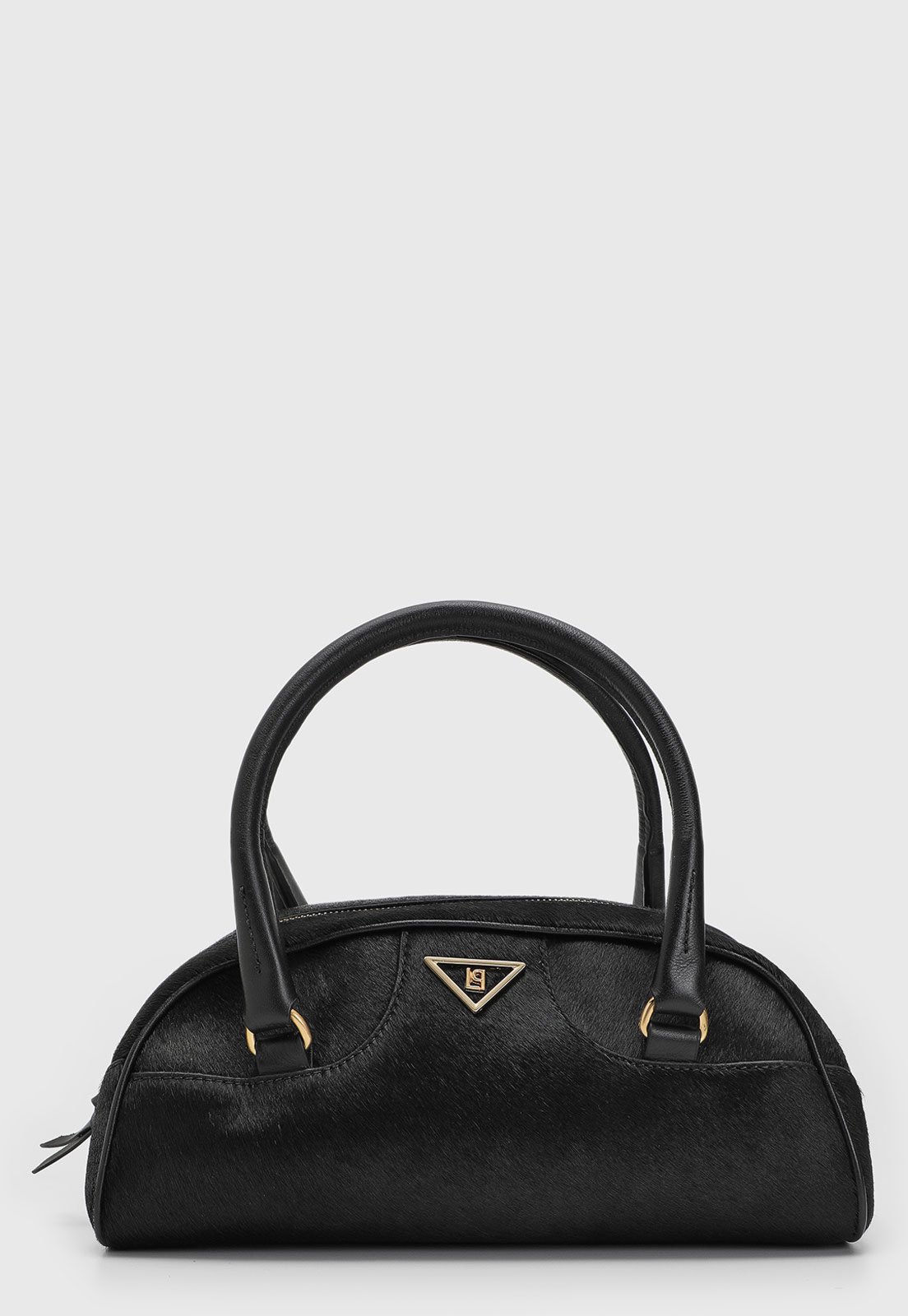 Bolsa Tiracolo Lança Perfume Alça Dupla Preta