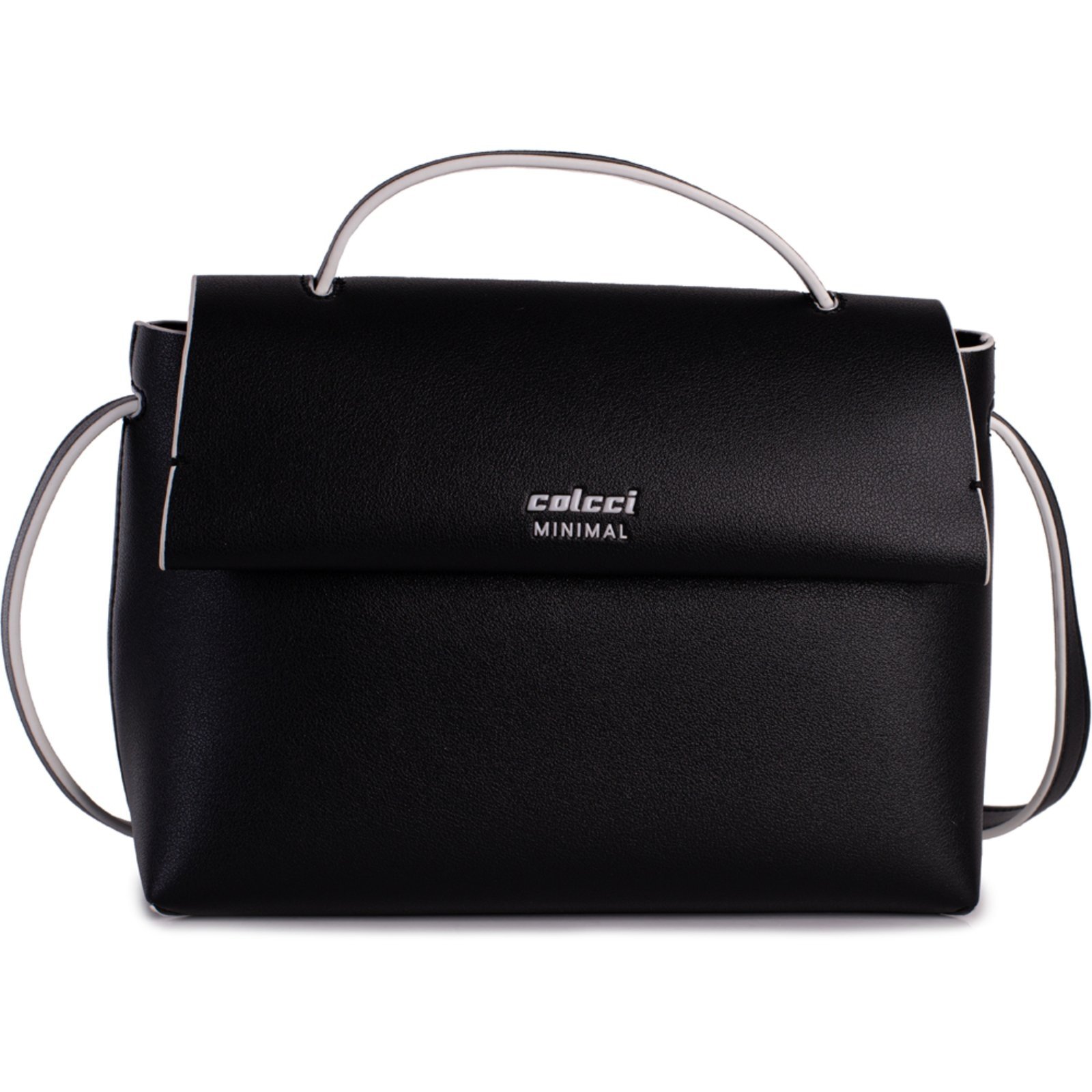 Vista 2 Bolsa Crossbody Colcci Minimal Pr26 Feminino preto preto