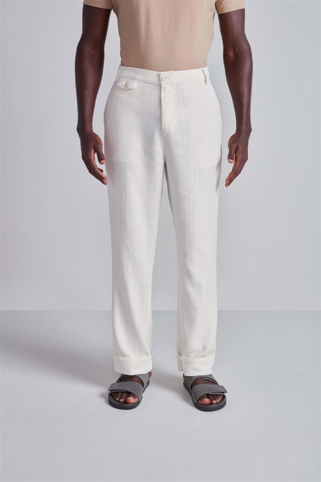 HIGHSTIL Calça Relax - Off White
