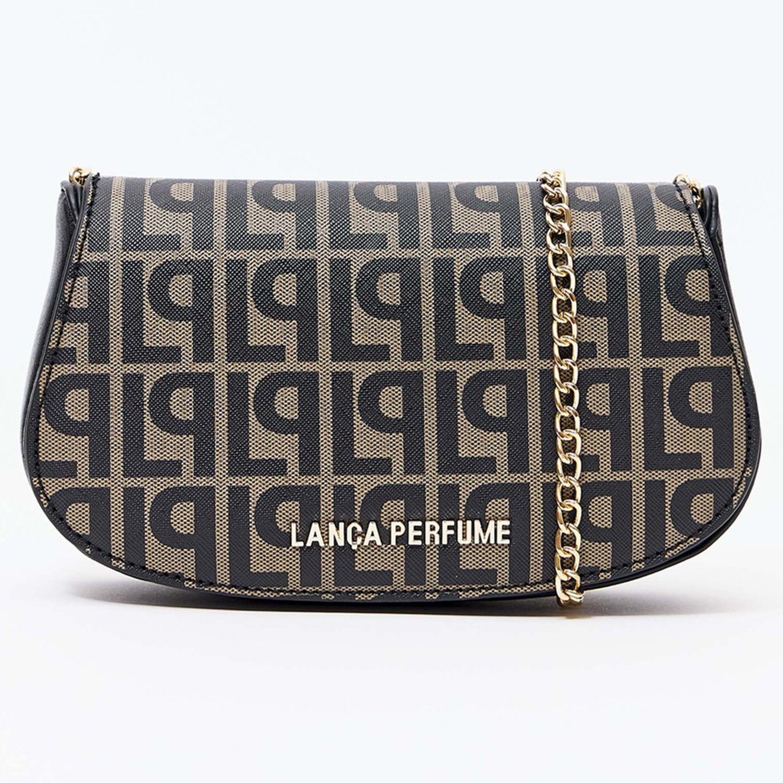 Bolsa Crossbody Lança Perfume Monograma Pr27 Preto Feminino