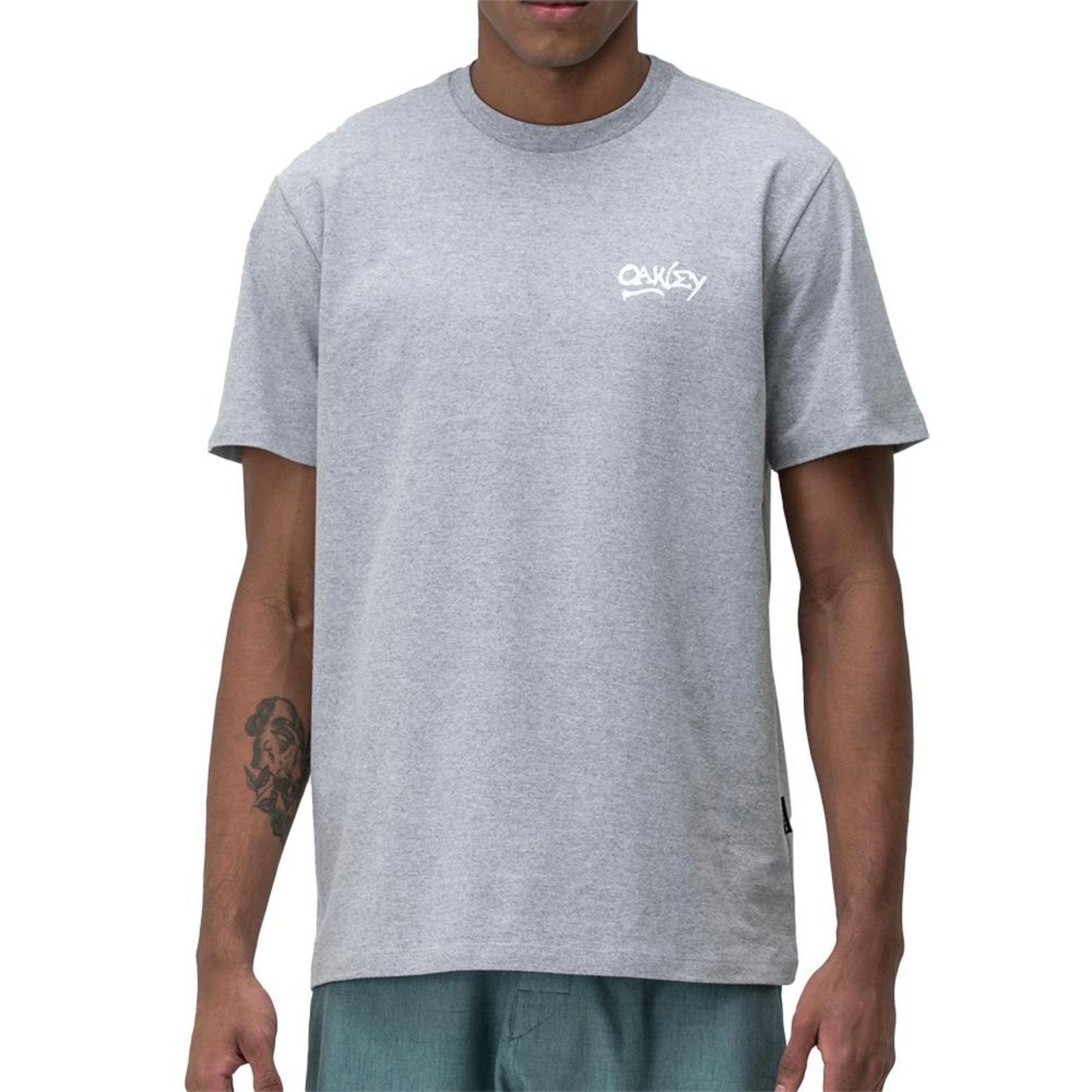 Camiseta Oakley Small Graphic SM24 Masculina Heather Grey