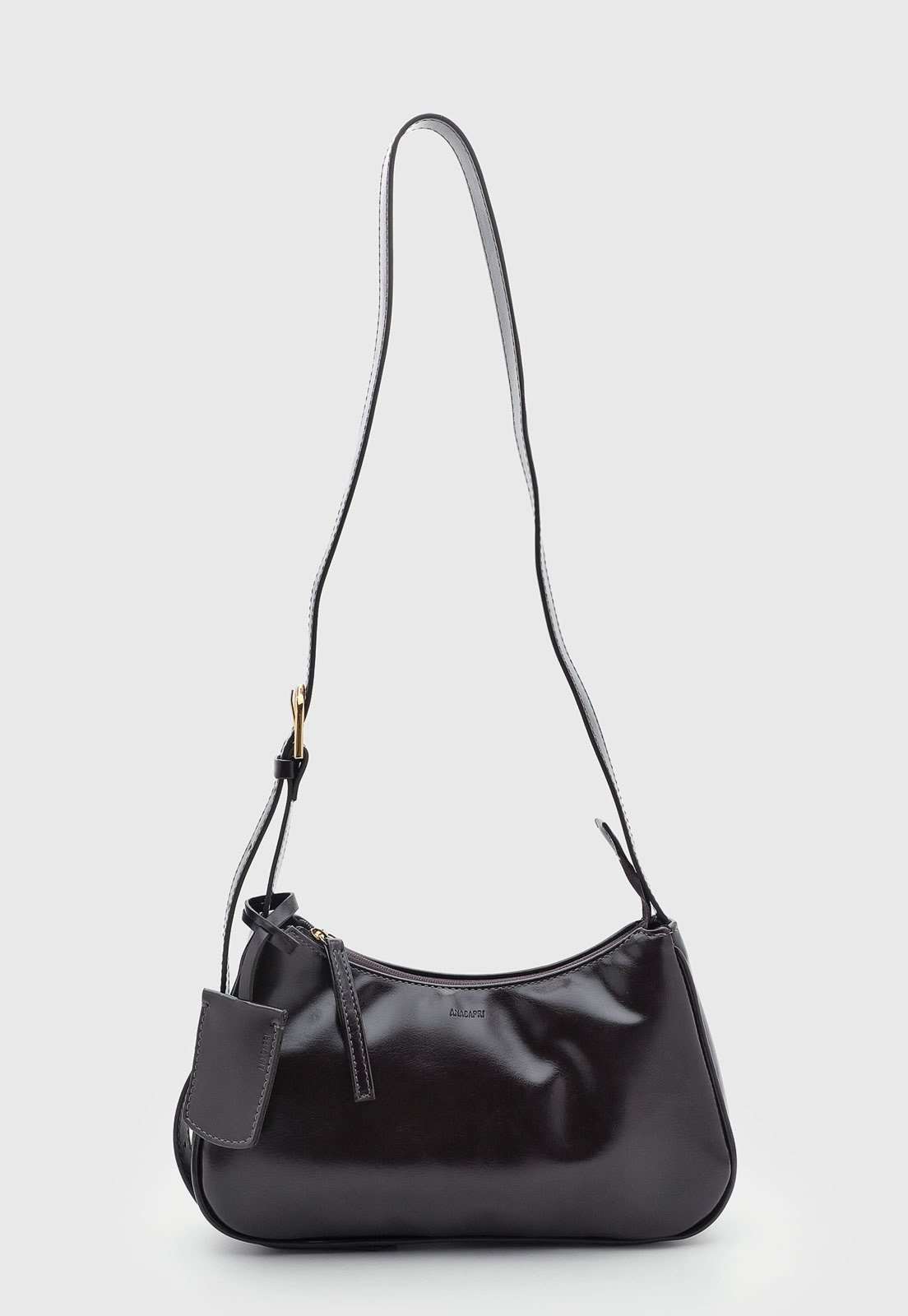 Bolsa Feminina ANACAPRI Couro Preta