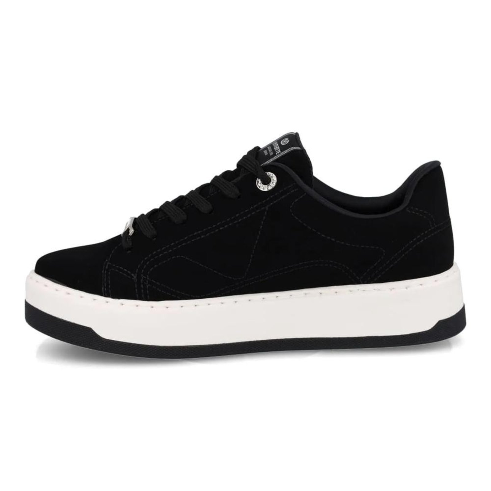 Vista 3 Tênis Via Marte Streetwear Feminino preto VIA MARTE preto