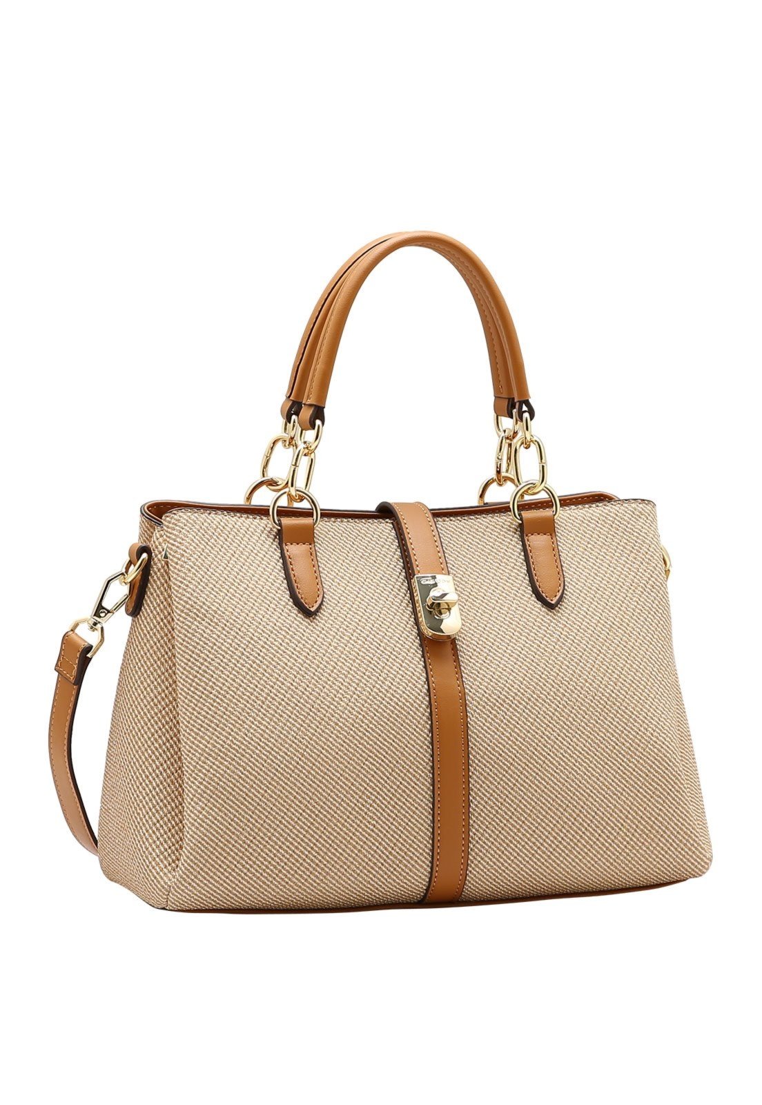 Bolsa Feminina Chenson Mão Clássico Contemporâneo 3485655 Nude