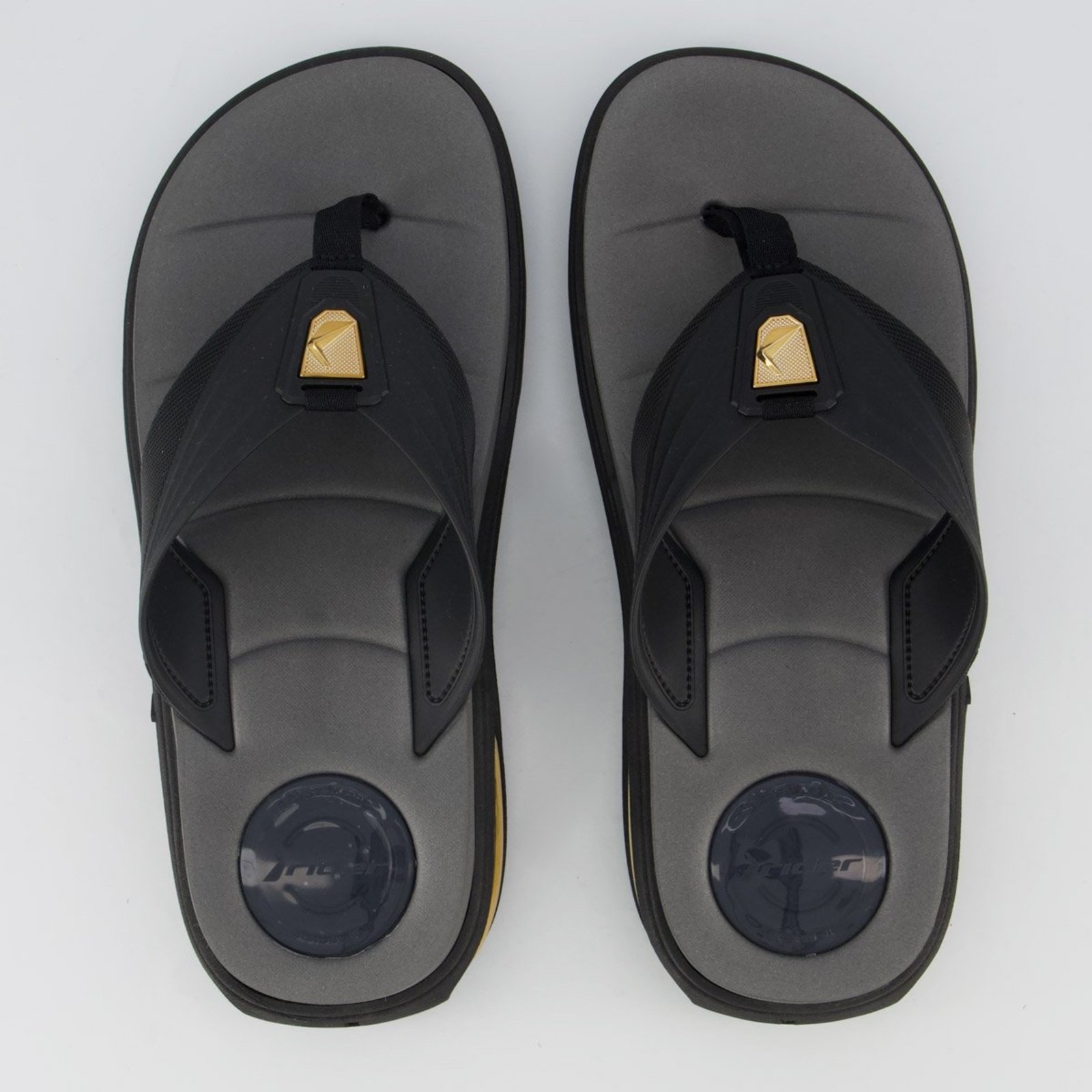Chinelo Rider Rbold 2 Cinza e Preto