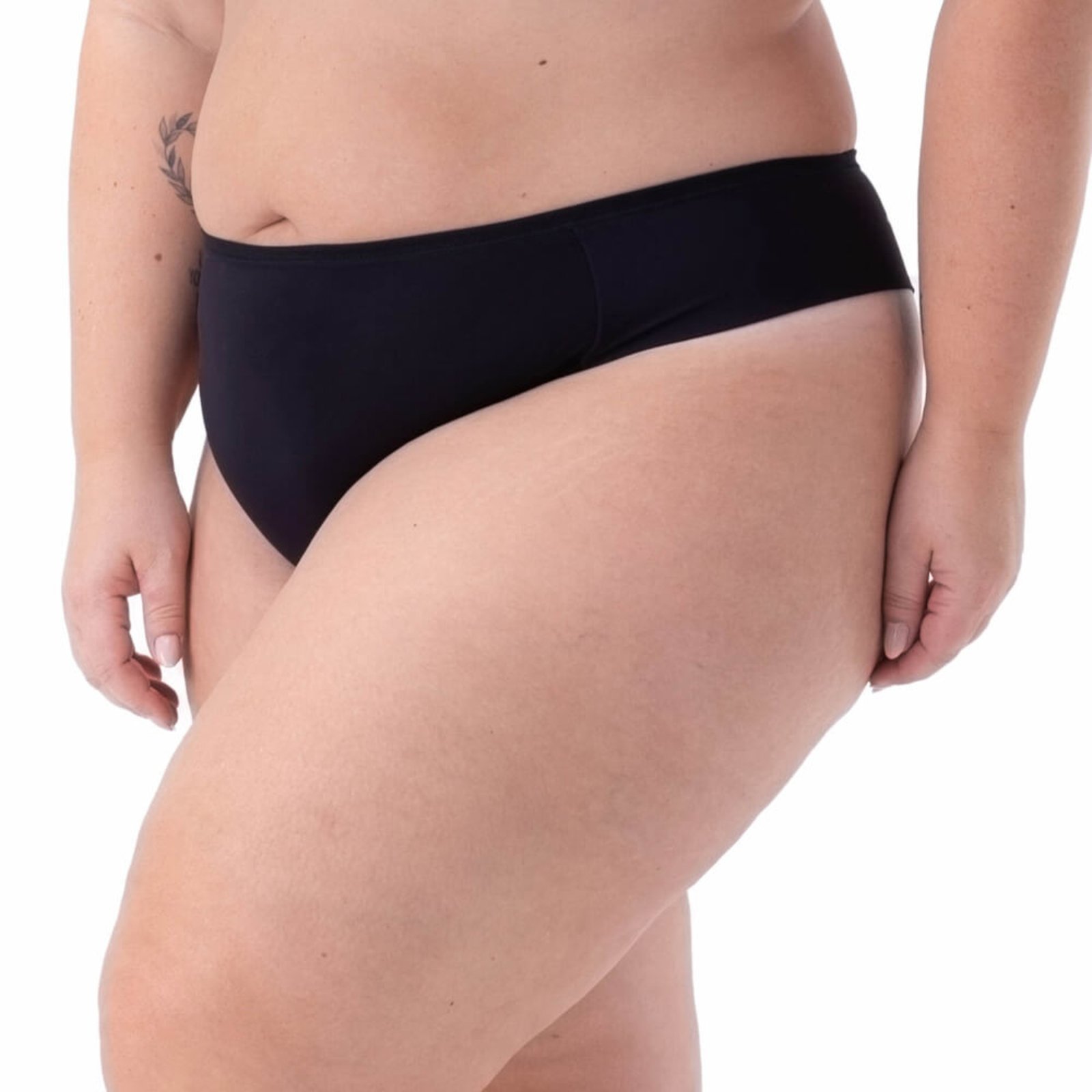 Calcinha Fio Dental 2Rios 22002 Plus Size Preta