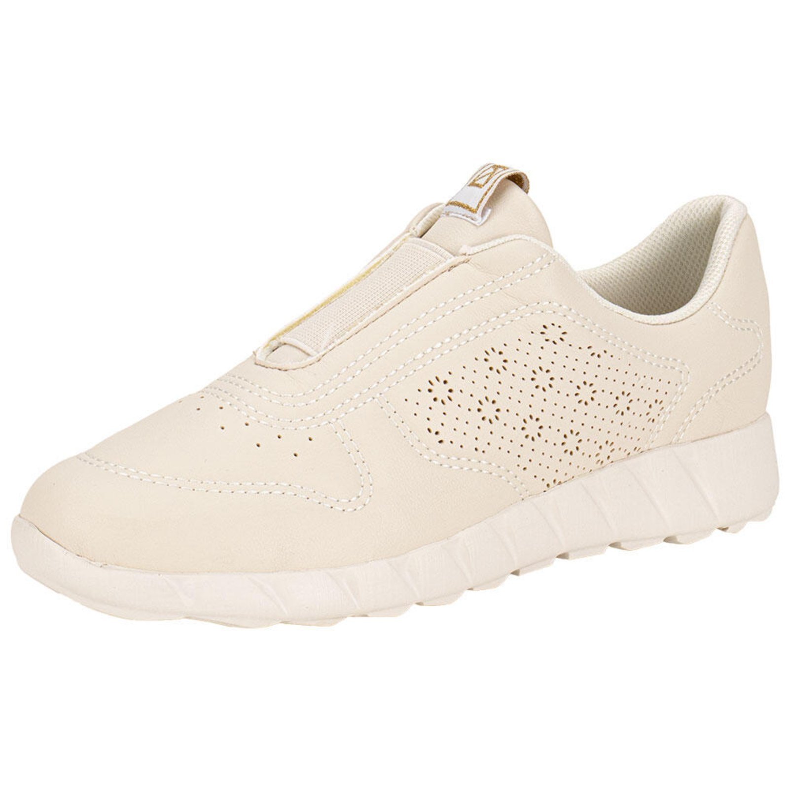 Tênis Feminino Slip On Piccadilly 970119 0087011 Bege