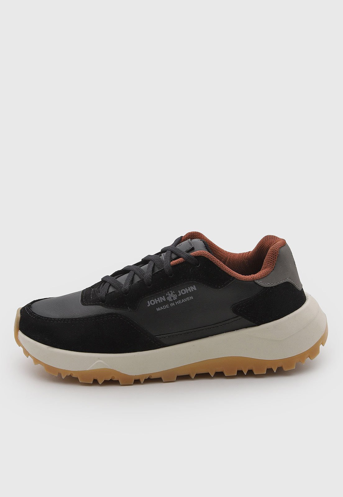 Tênis Masculino John John Chunky Preto