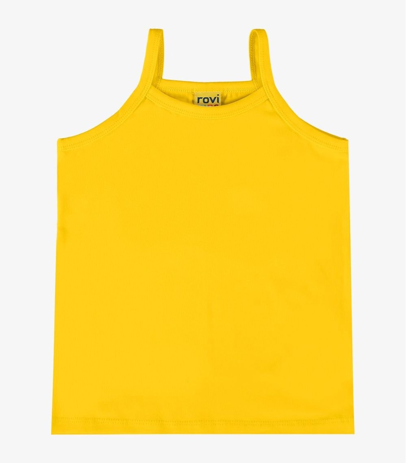Infantil - Regata De Alça Menina Rovi Amarelo