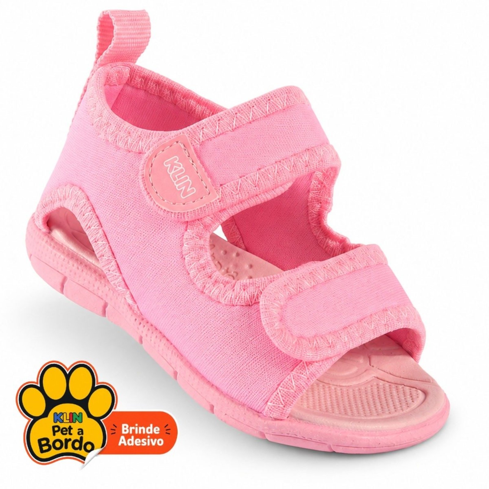 Infantil - Sandália Papete Menina Klin Tic Tac Anatômica