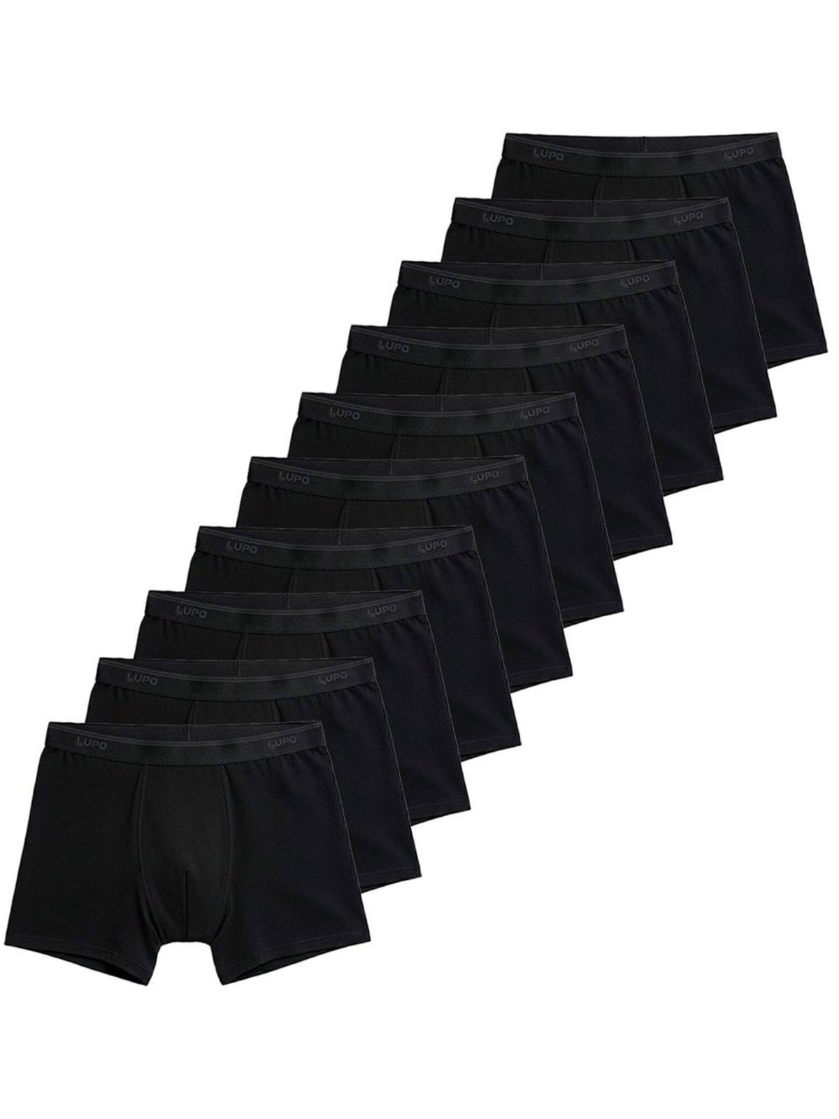 Kit com 10 Cuecas Boxer Lupo 615-003