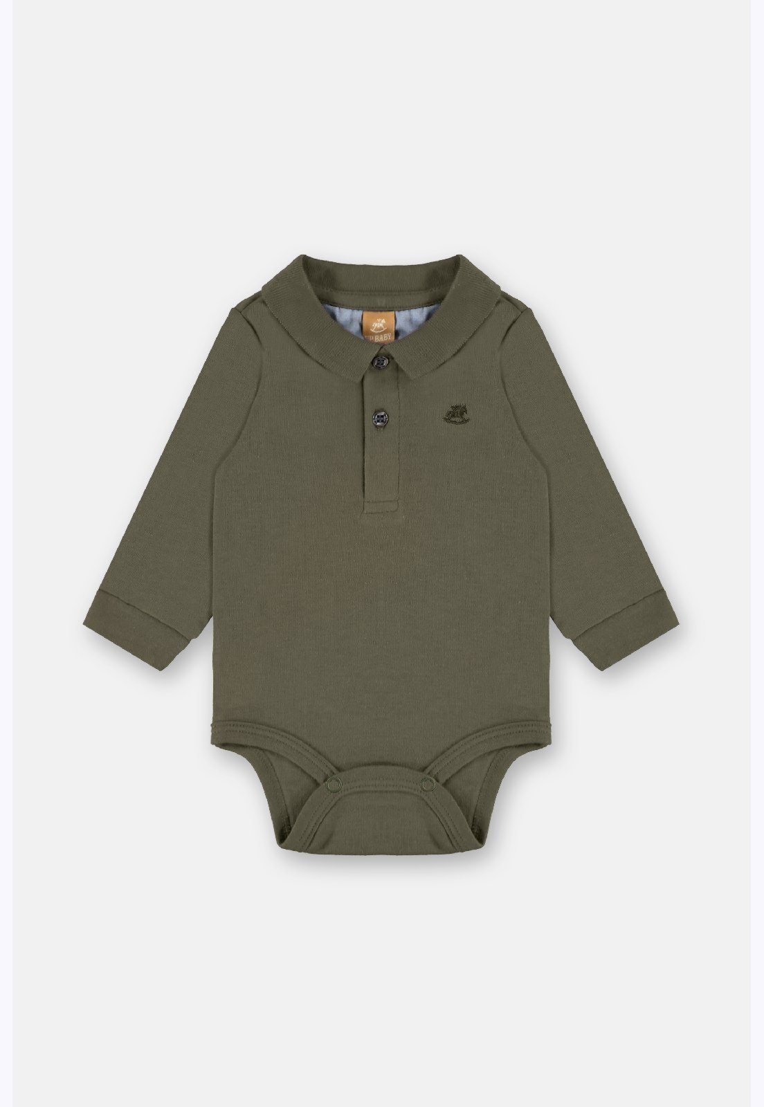 Infantil - Body Polo Manga Longa Menino Up Baby Verde