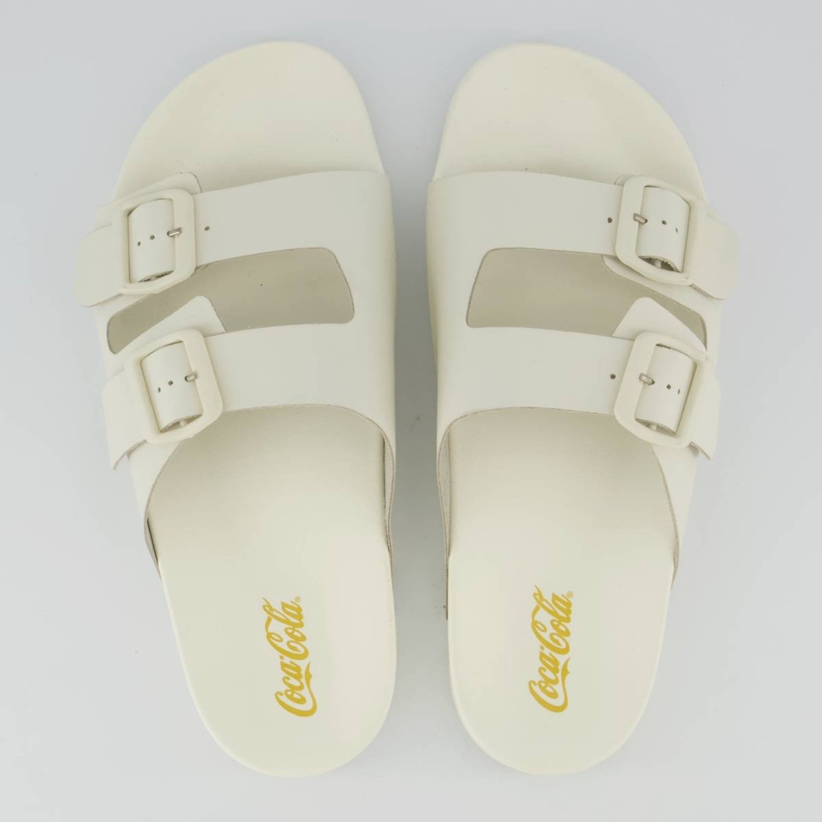 Chinelo Coca Cola Slide Urban Classic Off White