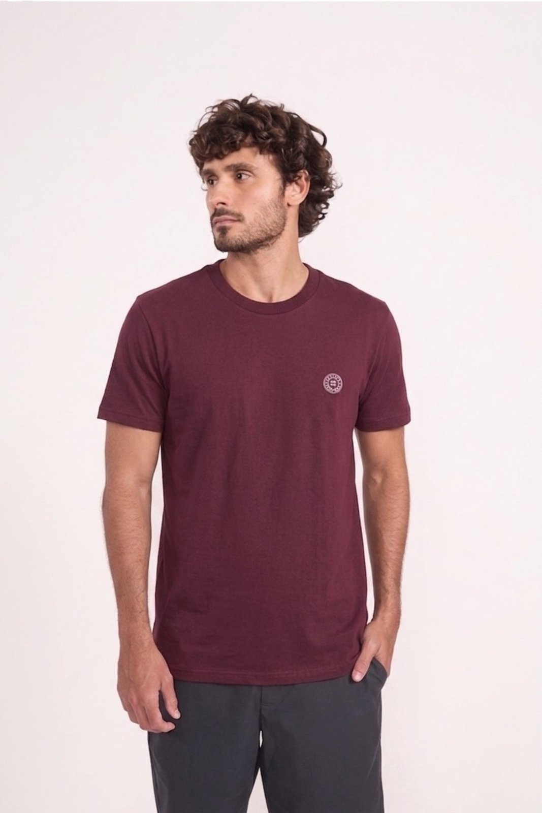 Camiseta Malha 1 Masculino Triton Bordo Forte