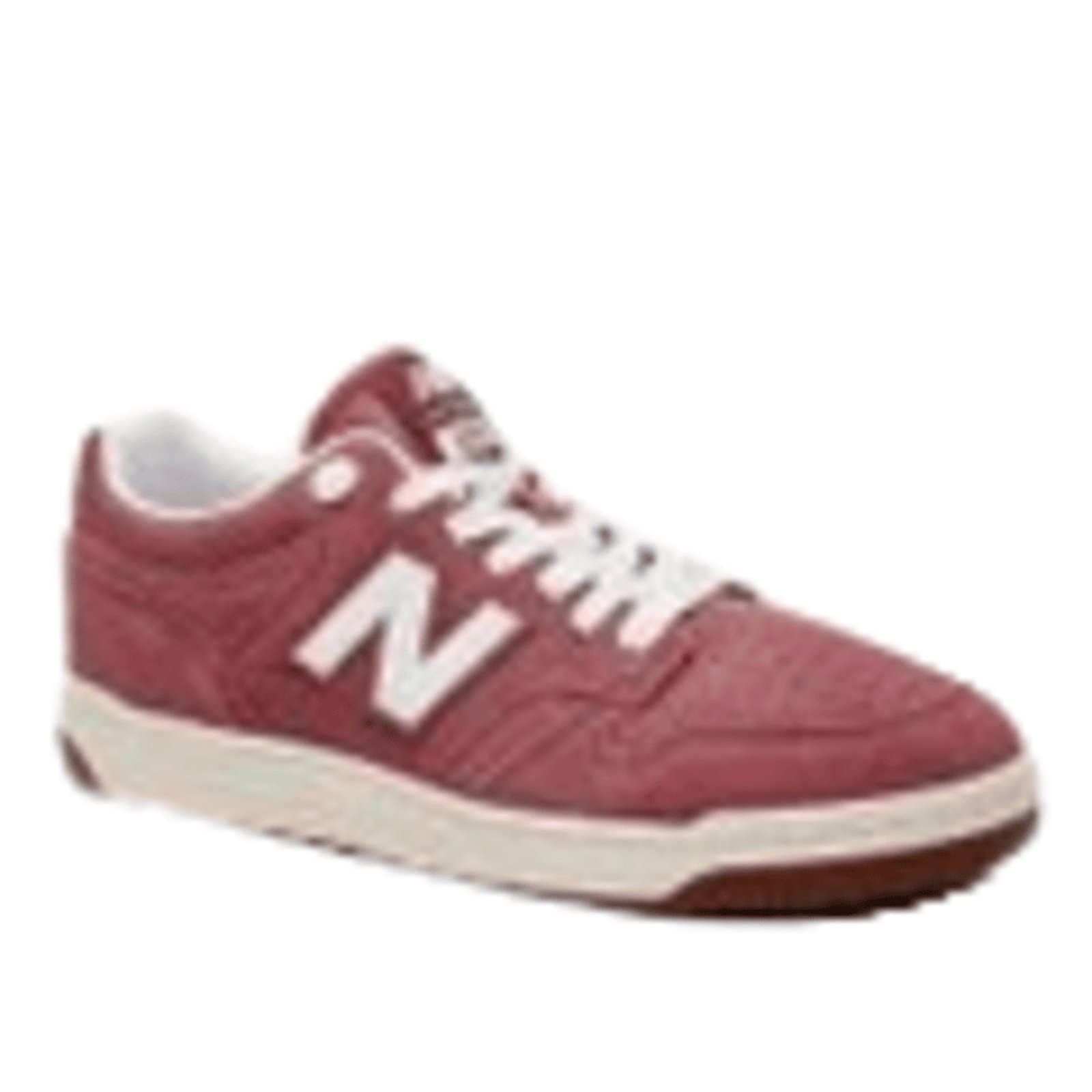 Vista 3 Tênis New Balance 480 Low Unisex Bordo vermelho New Balance vermelho