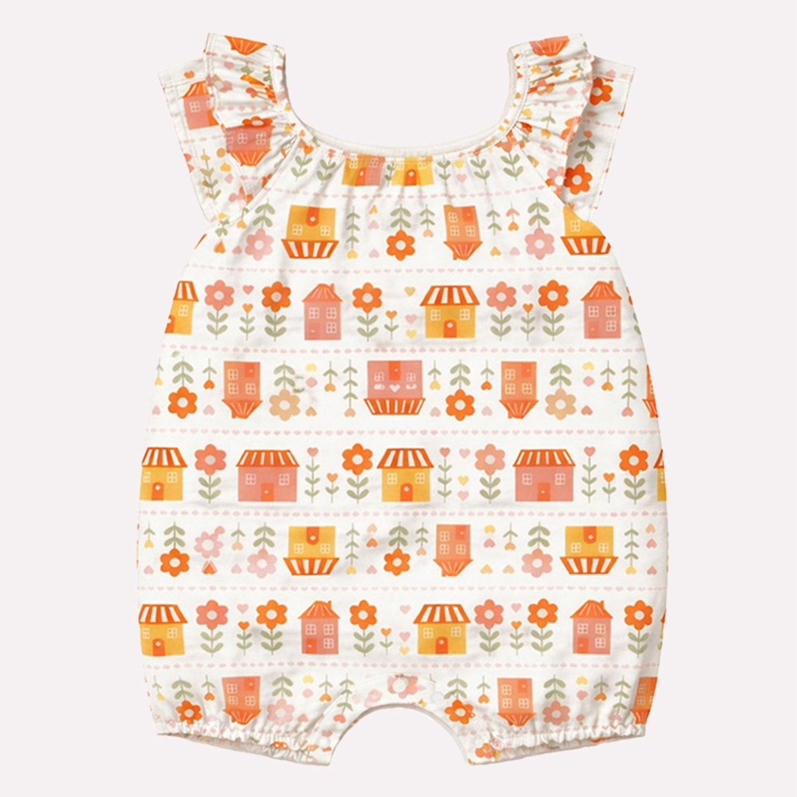 Infantil - Macaquinho Menina Estampado Kyly