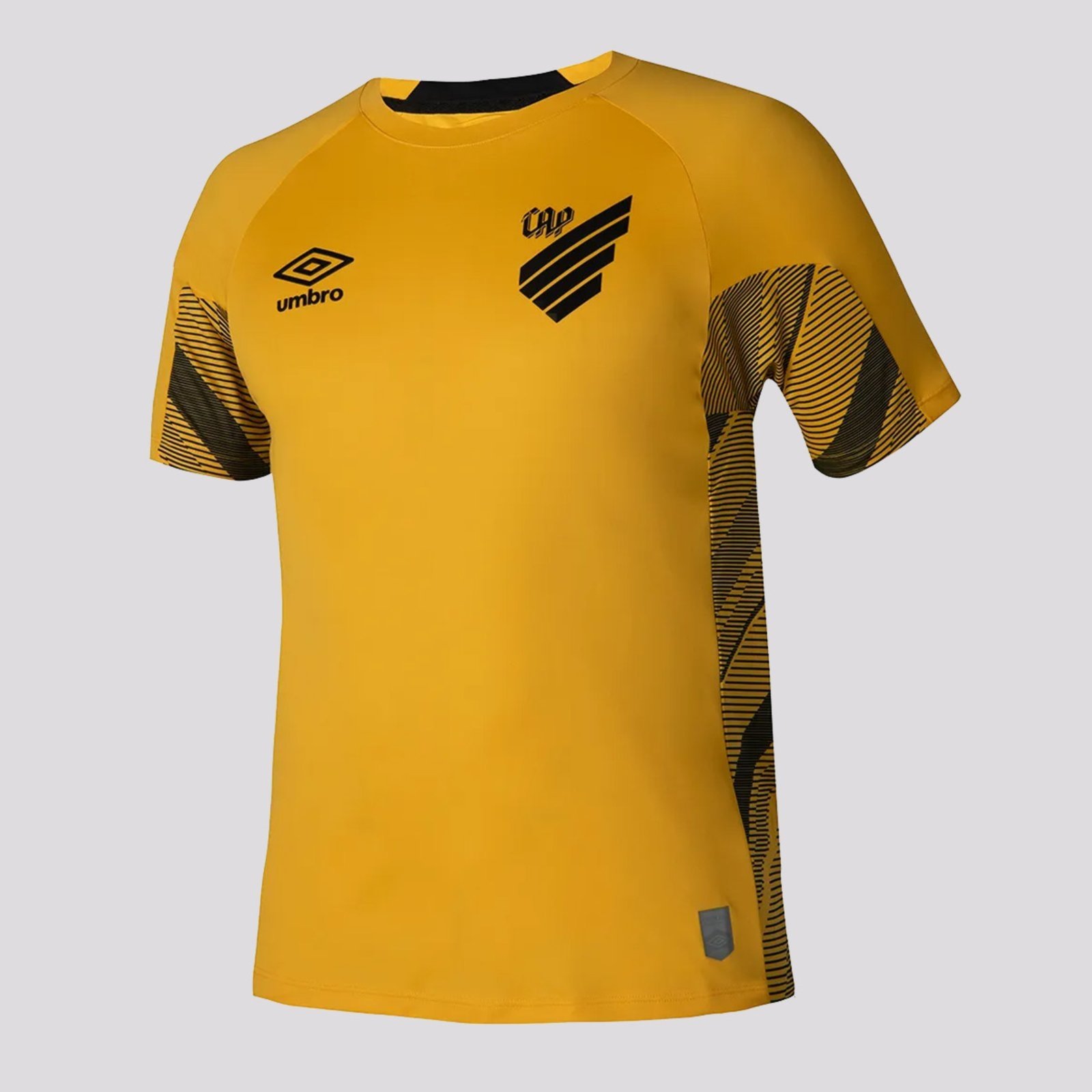 Camisa Umbro Athletico Paranaense Goleiro 2025 Amarela e Preta