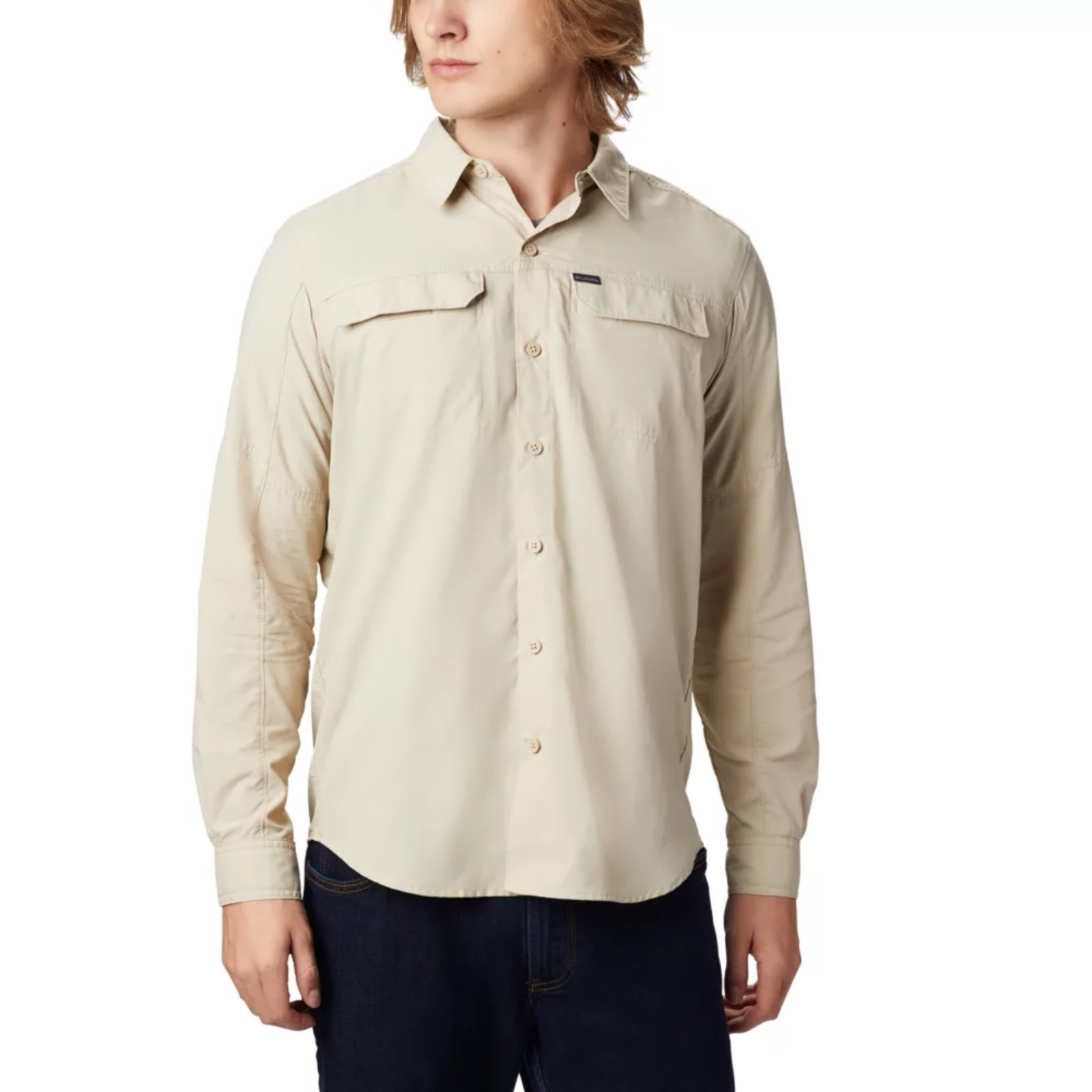 Camisa Columbia ML Silver Ridge 2.0 Bege Masculino