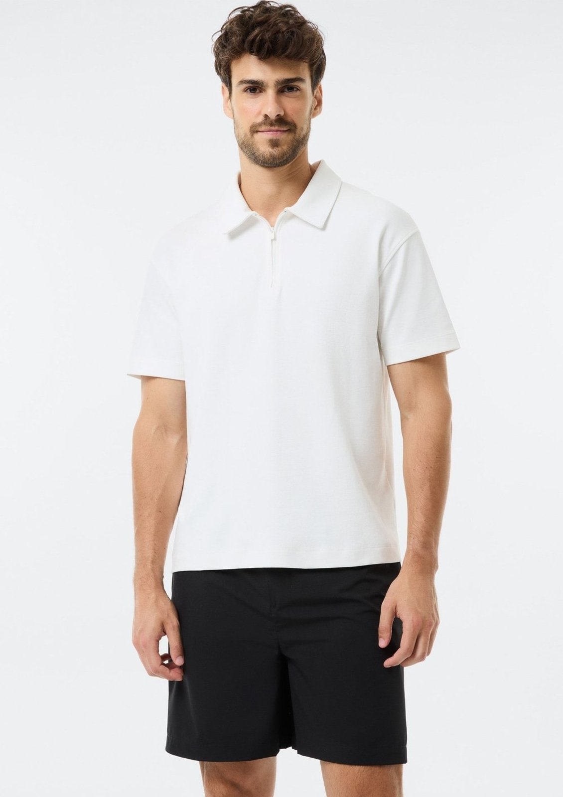 Camisa Polo Masculina Em Malha Tech Hering