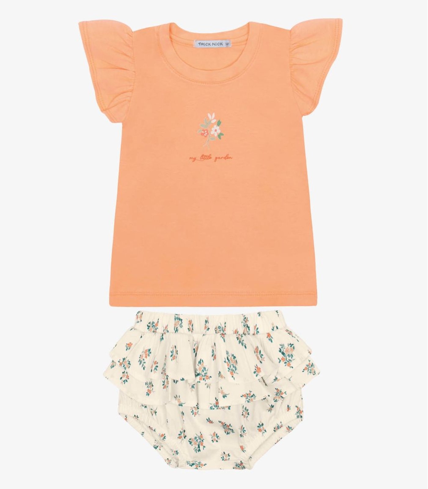 Infantil - Conjunto Blusa Com Calcinha Trick Nick Laranja
