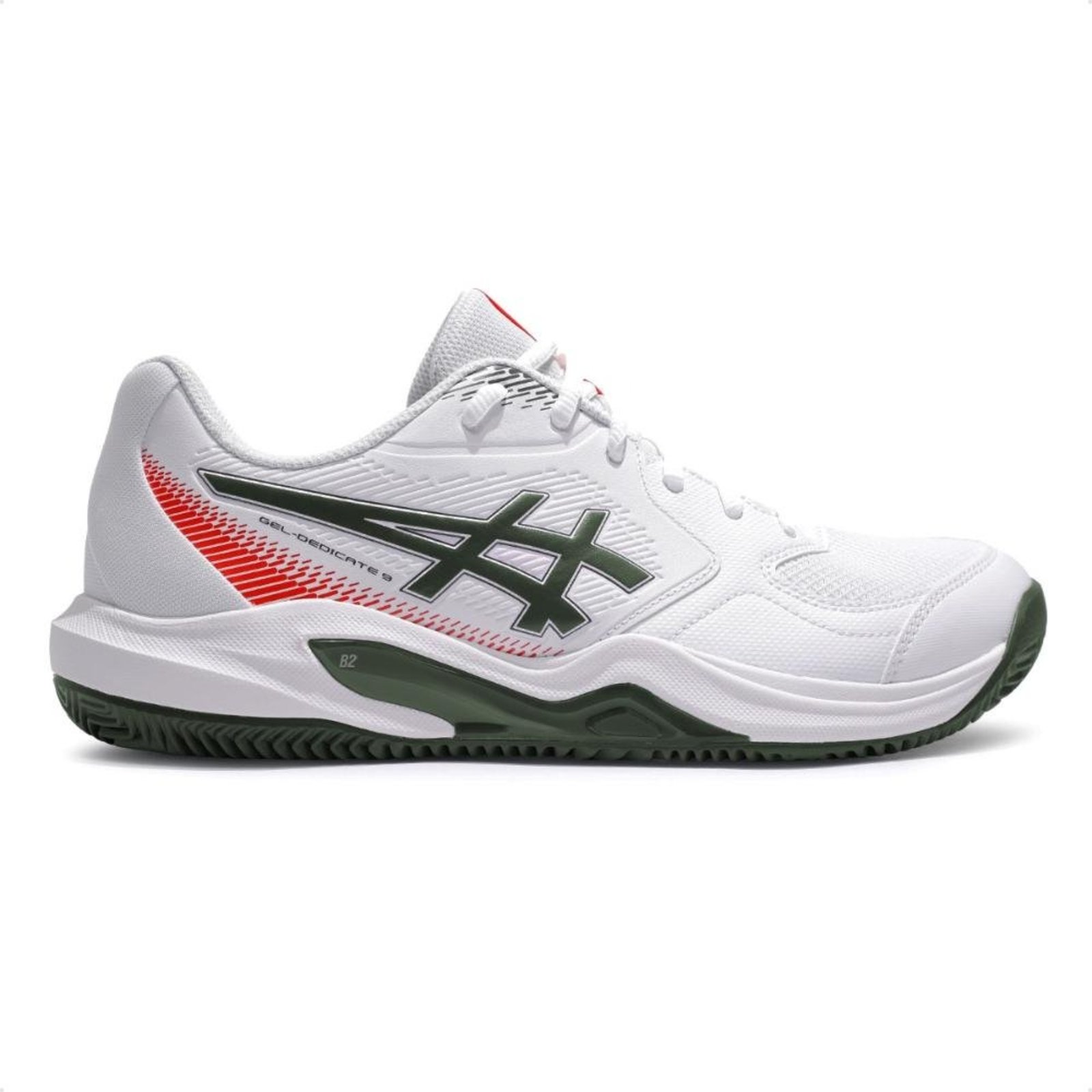 Tênis Asics Gel-Dedicate 9 Clay Masculino Branco