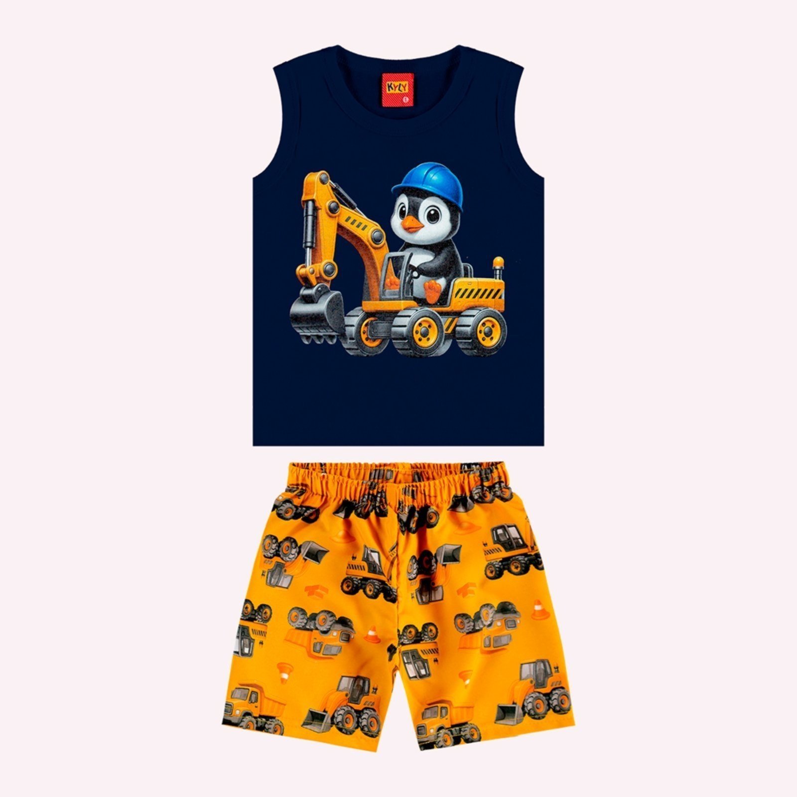 Infantil - Conjunto Menino Pinguim Kyly