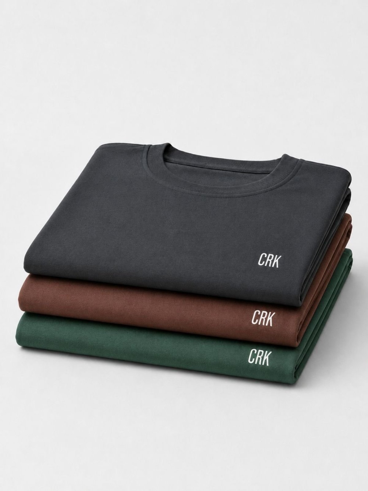 Kit 3 Camisetas Masculinas Algodão Básicas Lisas Crocker