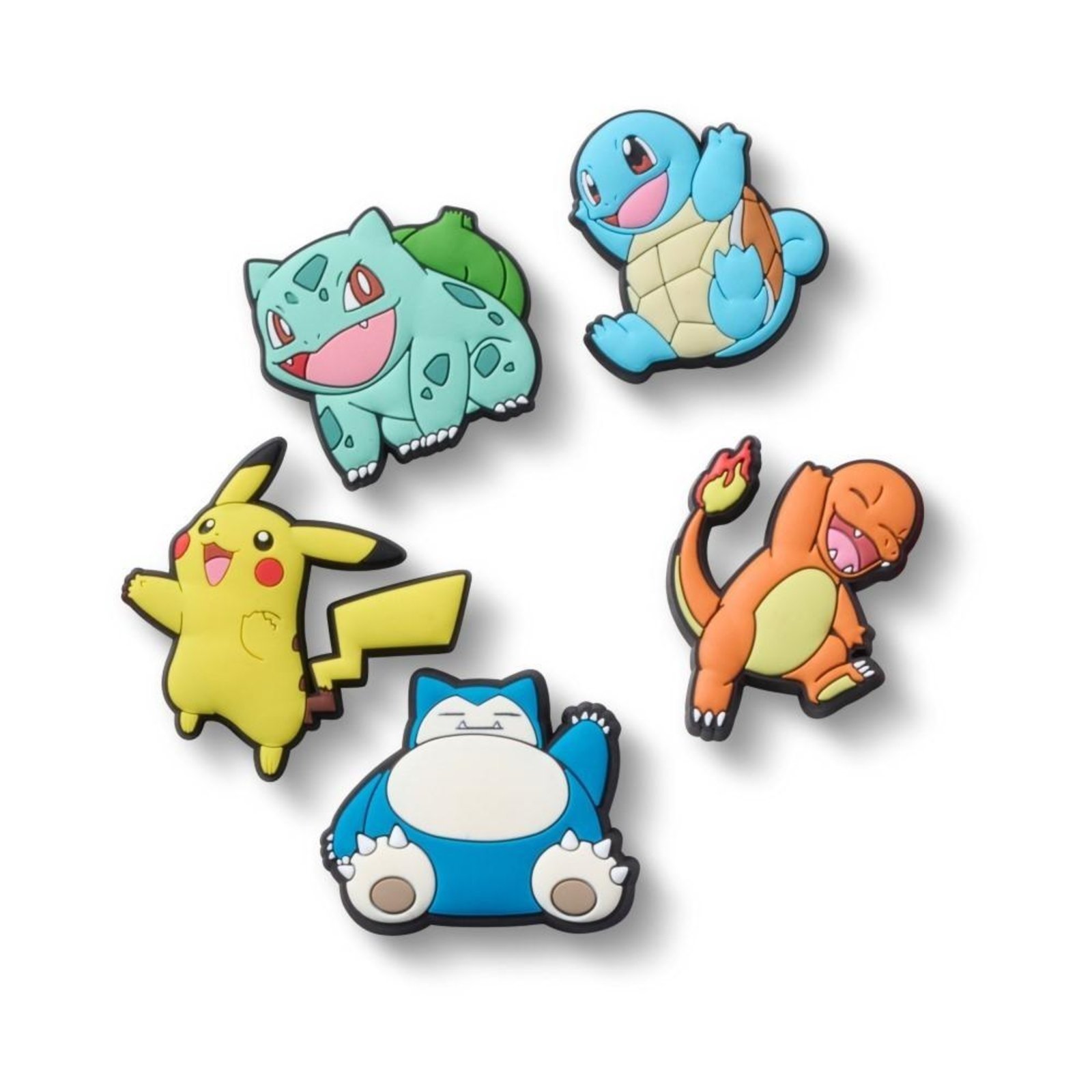 Vista 2 Infantil - Jibbitz™ Pokemon Combo Pack com 5 Peças UNICO Crocs branco