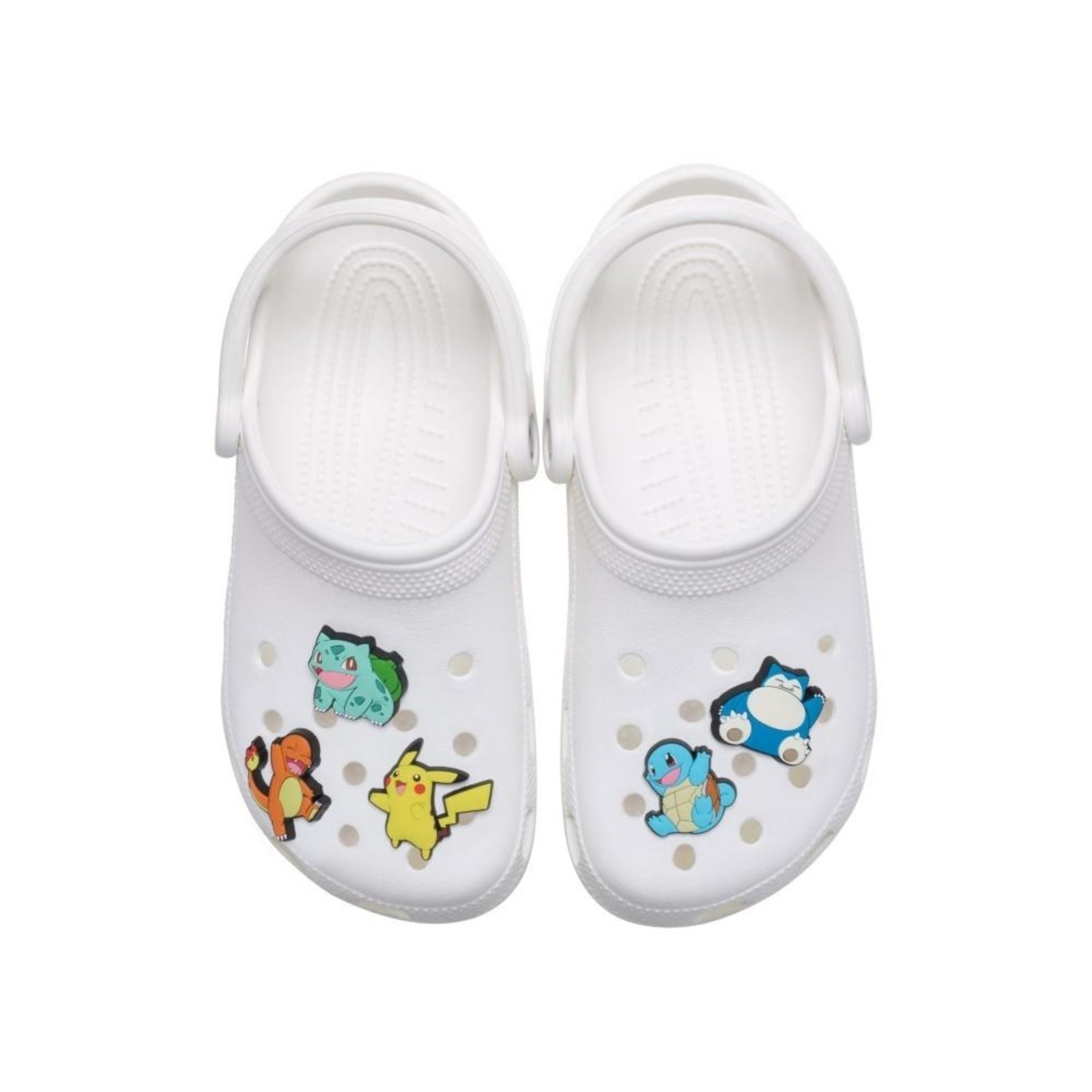 Vista 3 Infantil - Jibbitz™ Pokemon Combo Pack com 5 Peças UNICO Crocs branco