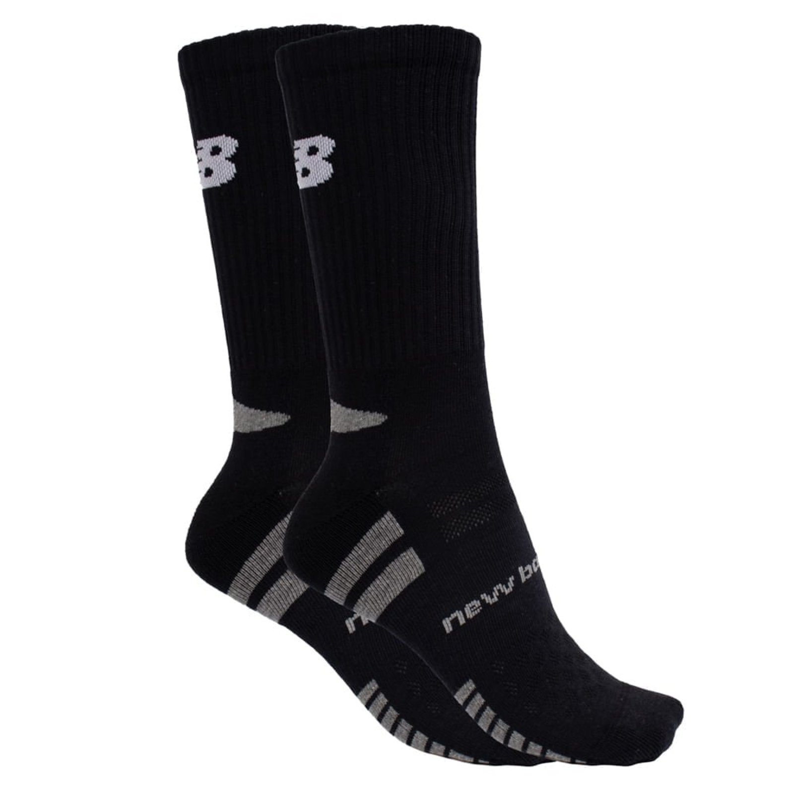 Vista 2 Meia Unissex New Balance Kit 3 NB74A New Balance preto