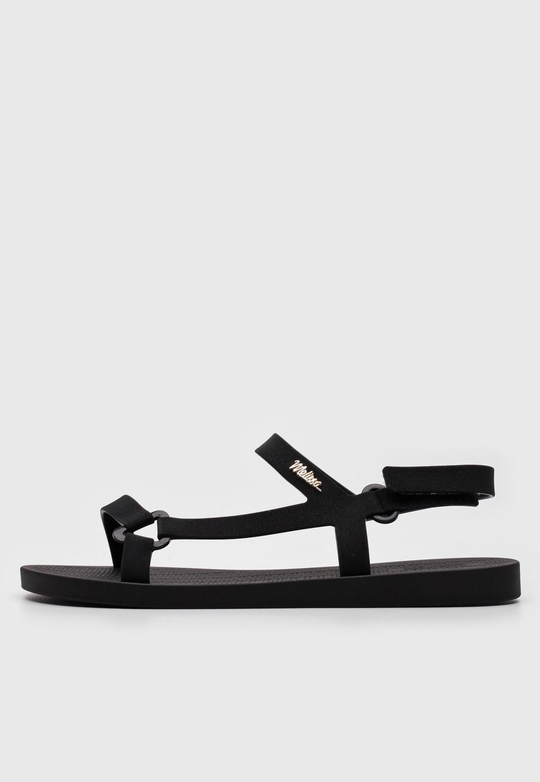 Rasteira Melissa Sun Downtown Ad Preto