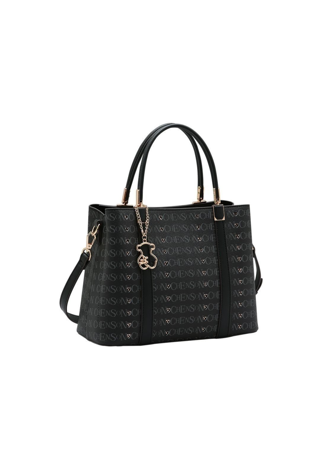 Bolsa Feminina Chenson Cristal Monograma 3485397 Preto