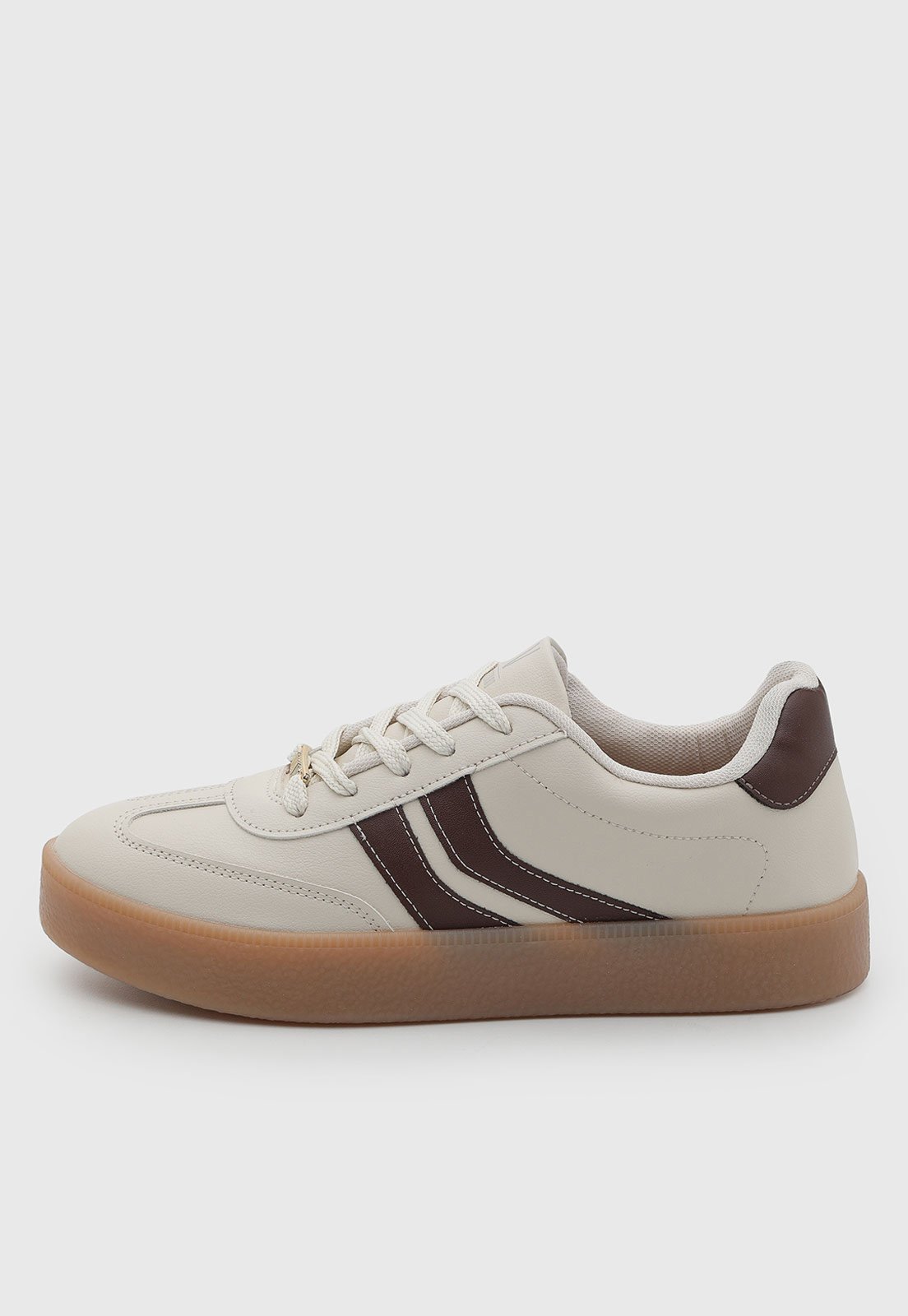 Tênis Feminino Vizzano Recorte Off-White