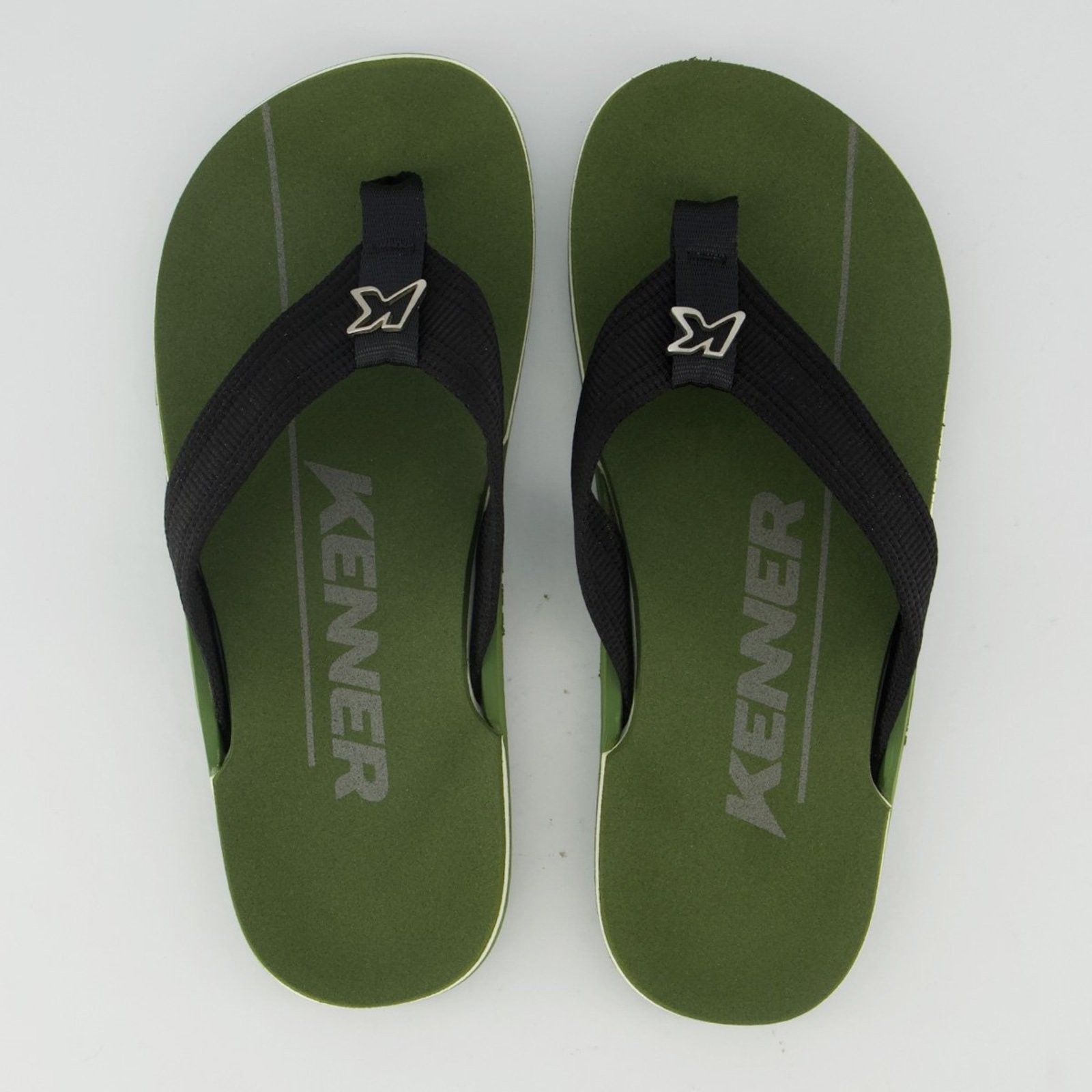Chinelo Kenner Nk6 Pro Verde e Preto