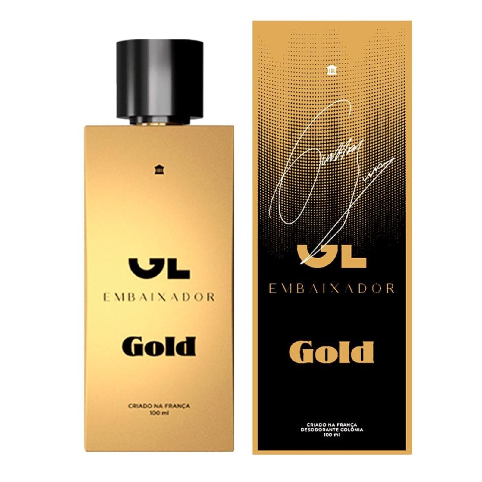 Perfume Gusttavo Lima Gl Embaixador Gold Deo Colônia Masculino 100 ml Incolor