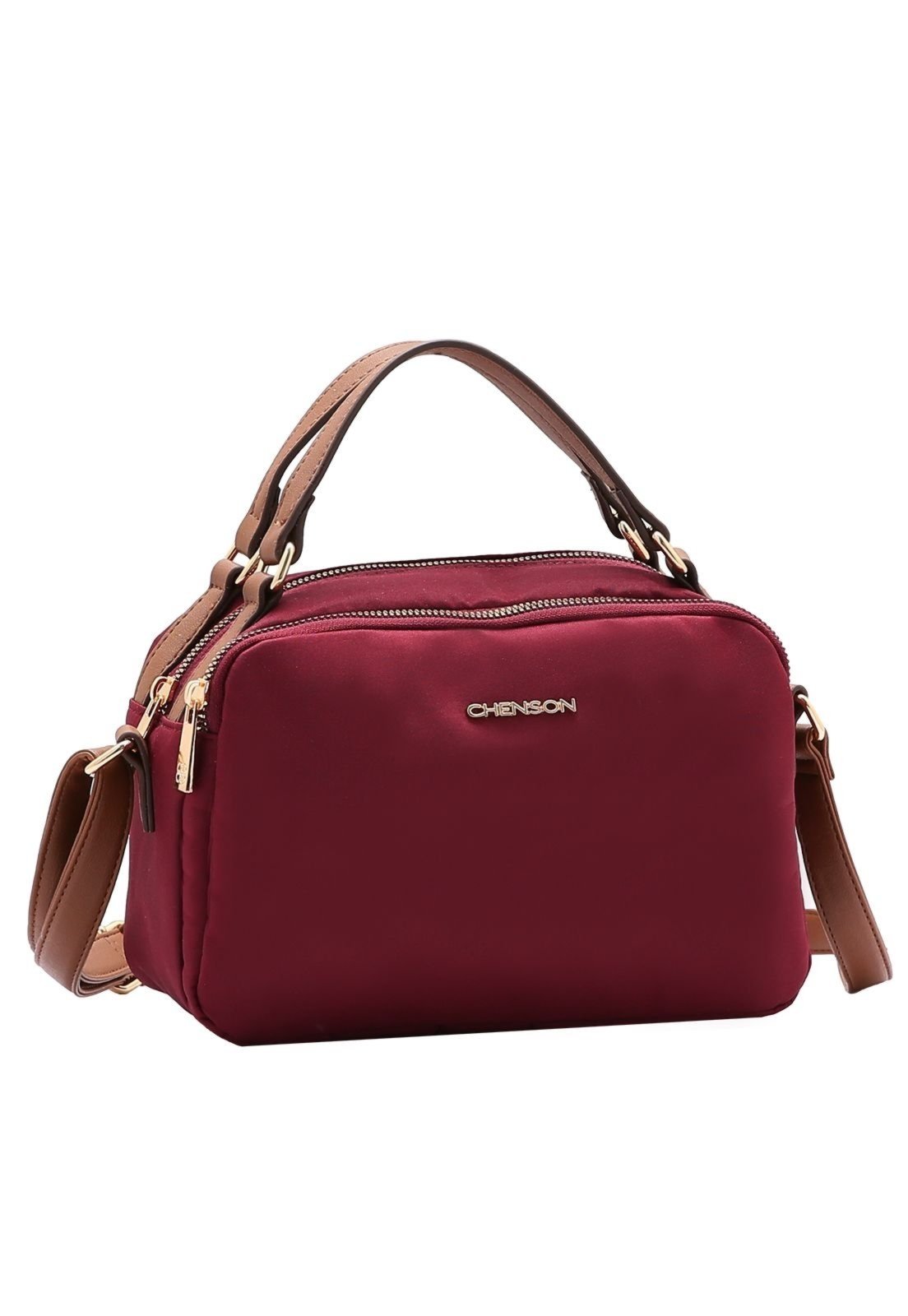Bolsa Feminina Chenson Microfiber Vinho 3184586