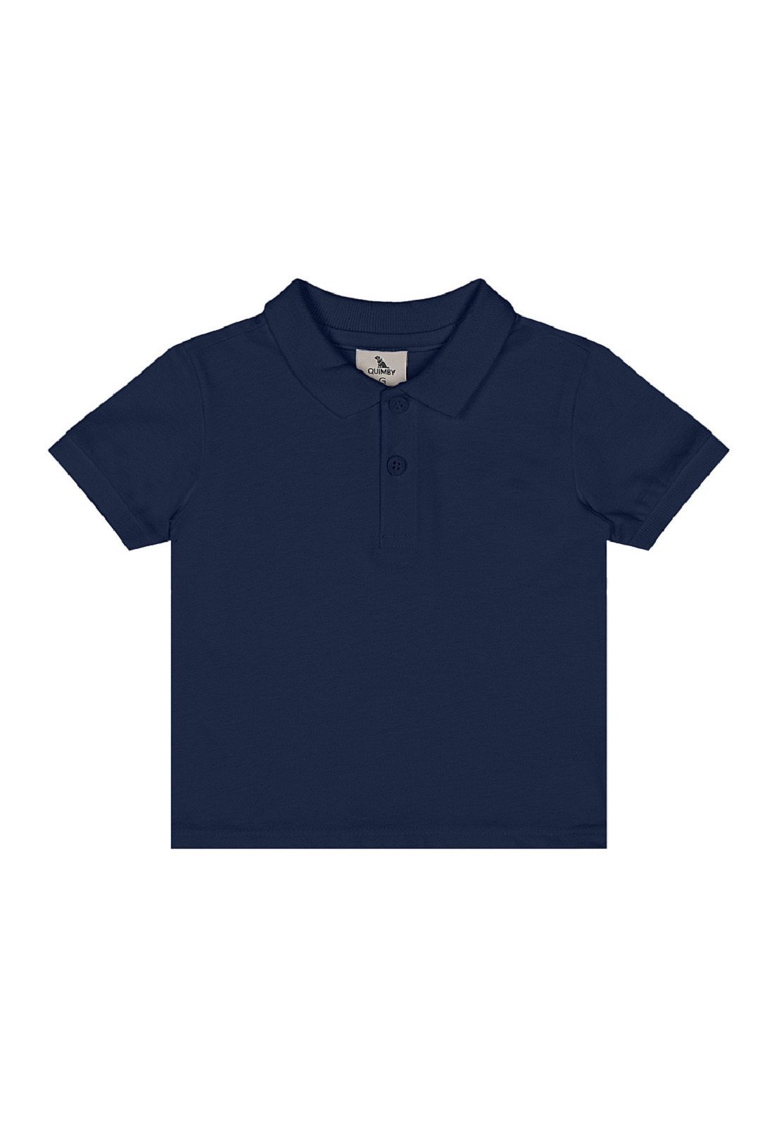 Vista 3 Infantil - Conjunto Polo Jardineira Quimby azul Quimby azul