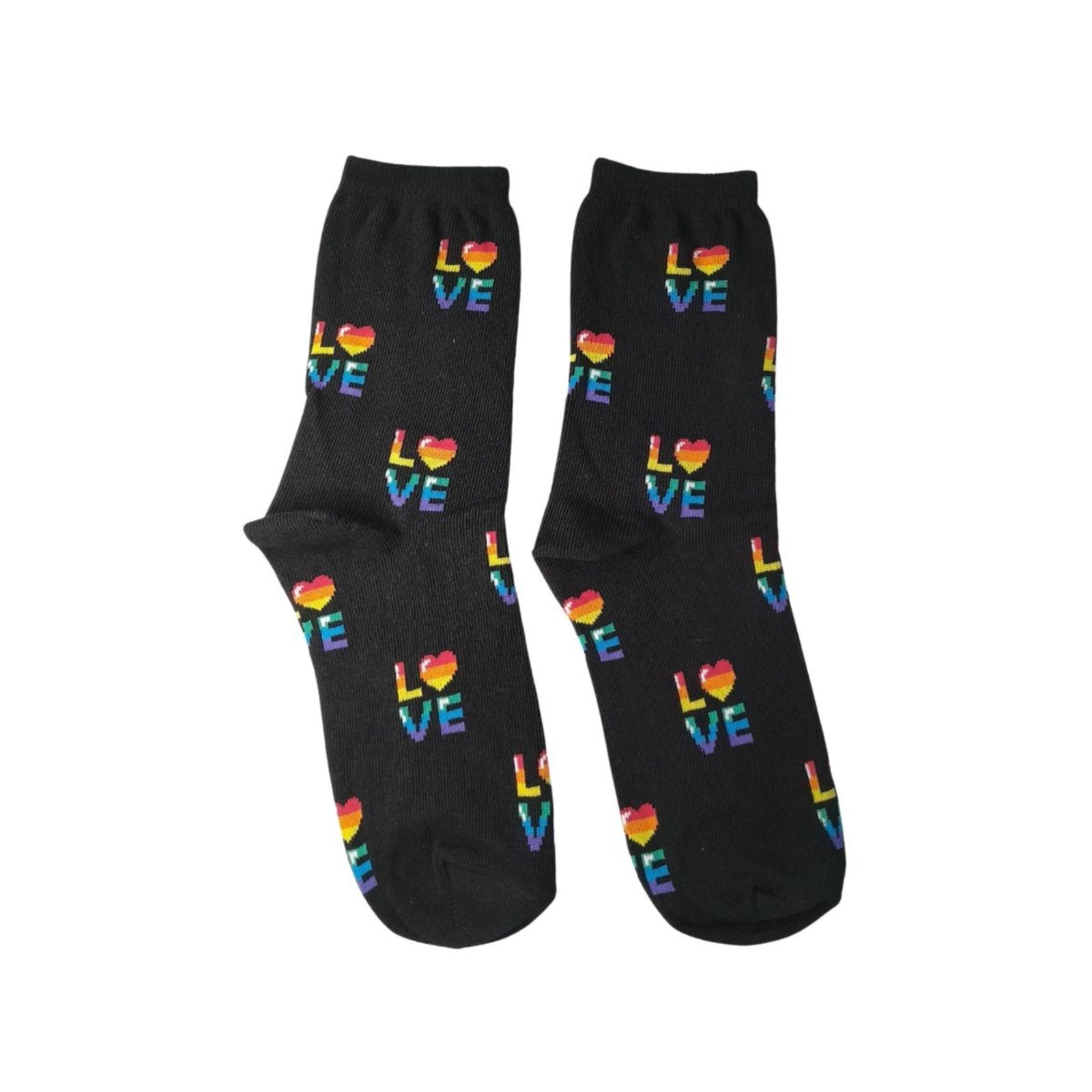 Meia Estampada Feminina Cano Longo Selene
