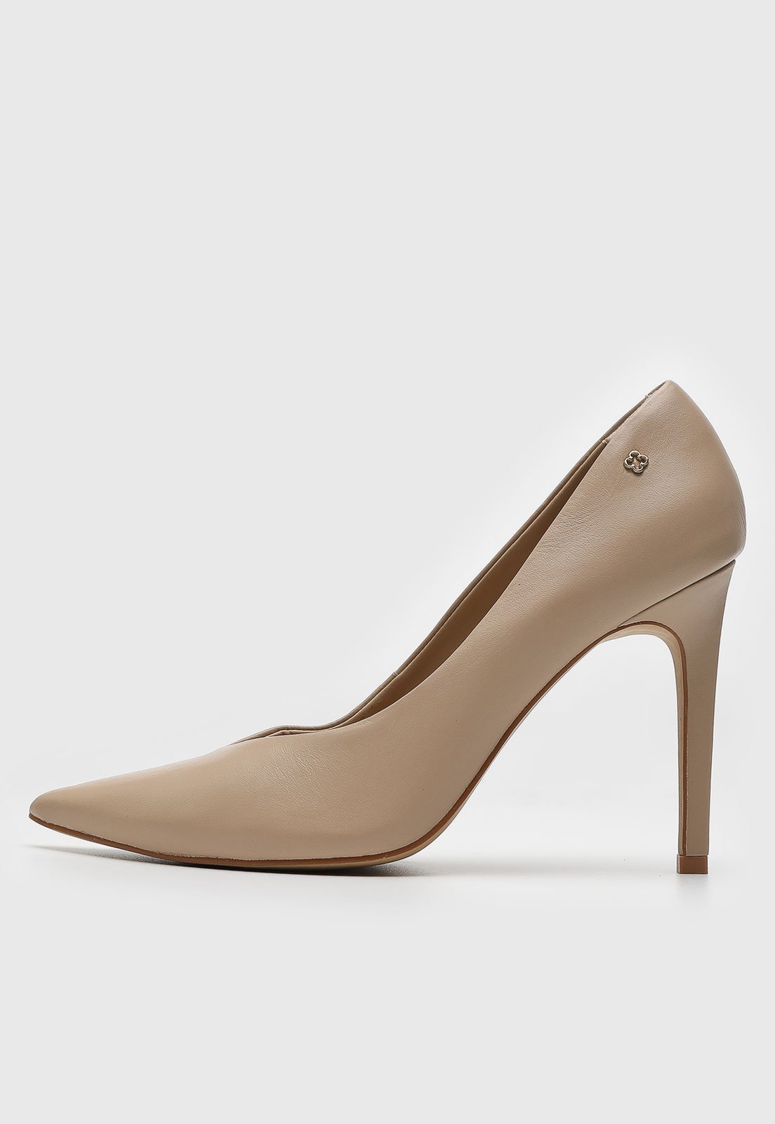 Scarpin Feminino Capodarte Bico Fino Nude