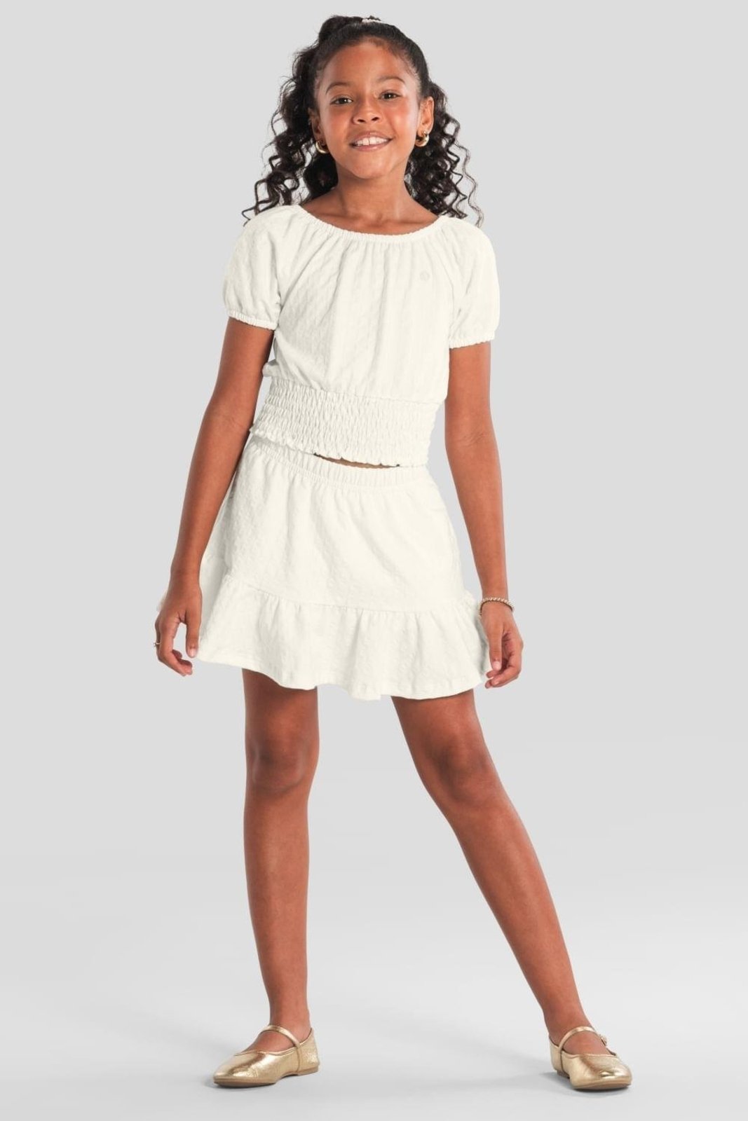Infantil - Conjunto menina em cotton especial Brandili