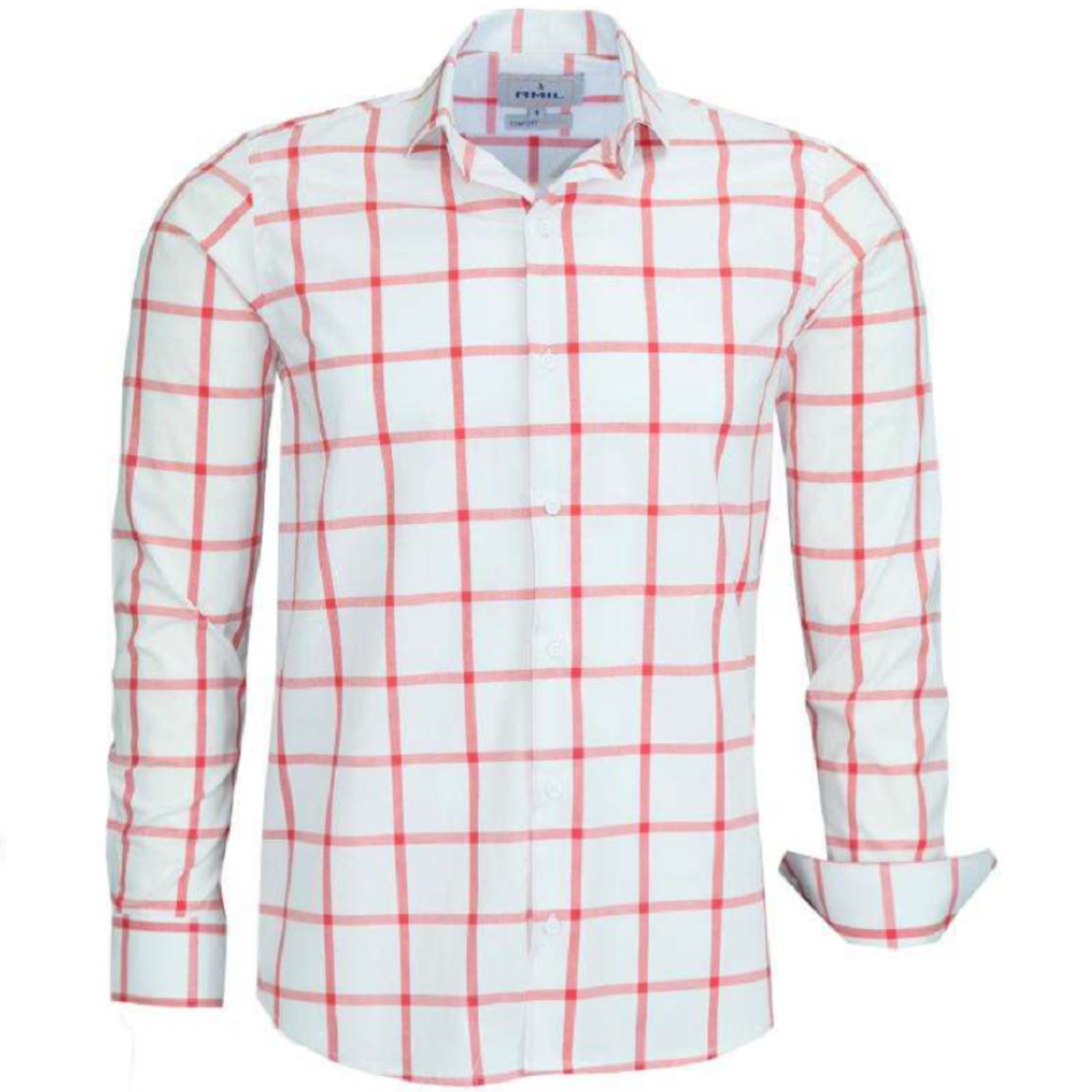 Camisa Xadrez Manga Longa De Algoão Original Amil C2