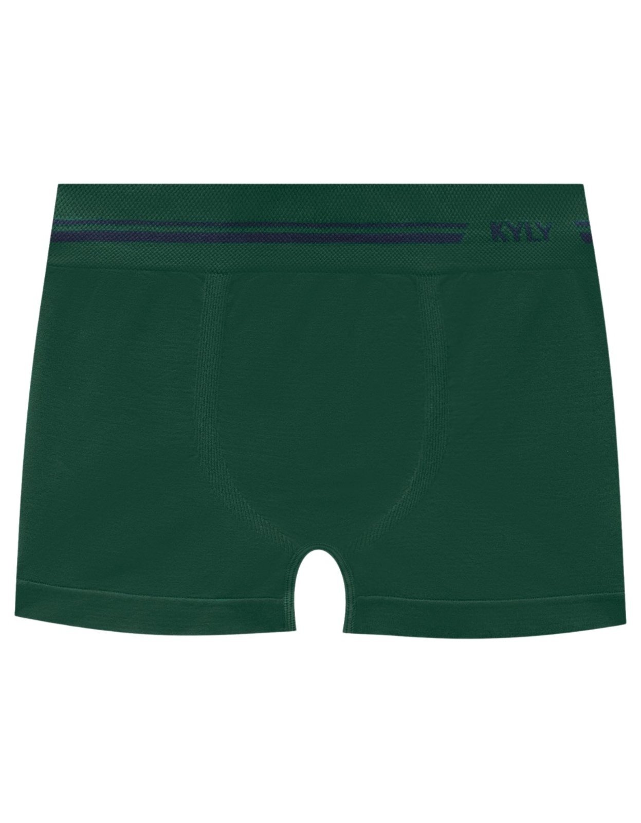 Vista 3 Kit 2pçs Cueca Menino Kyly Lisa e Verde azul/verde militar azul Kyly azul/verde militar azul