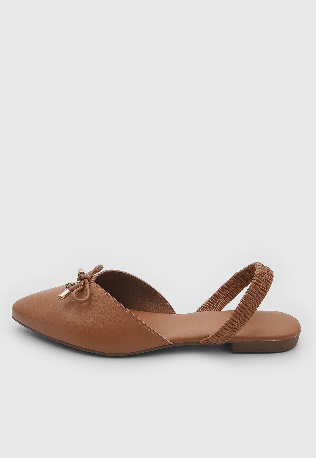 Sapatilha Feminina Beira Rio Bico Fino Caramelo