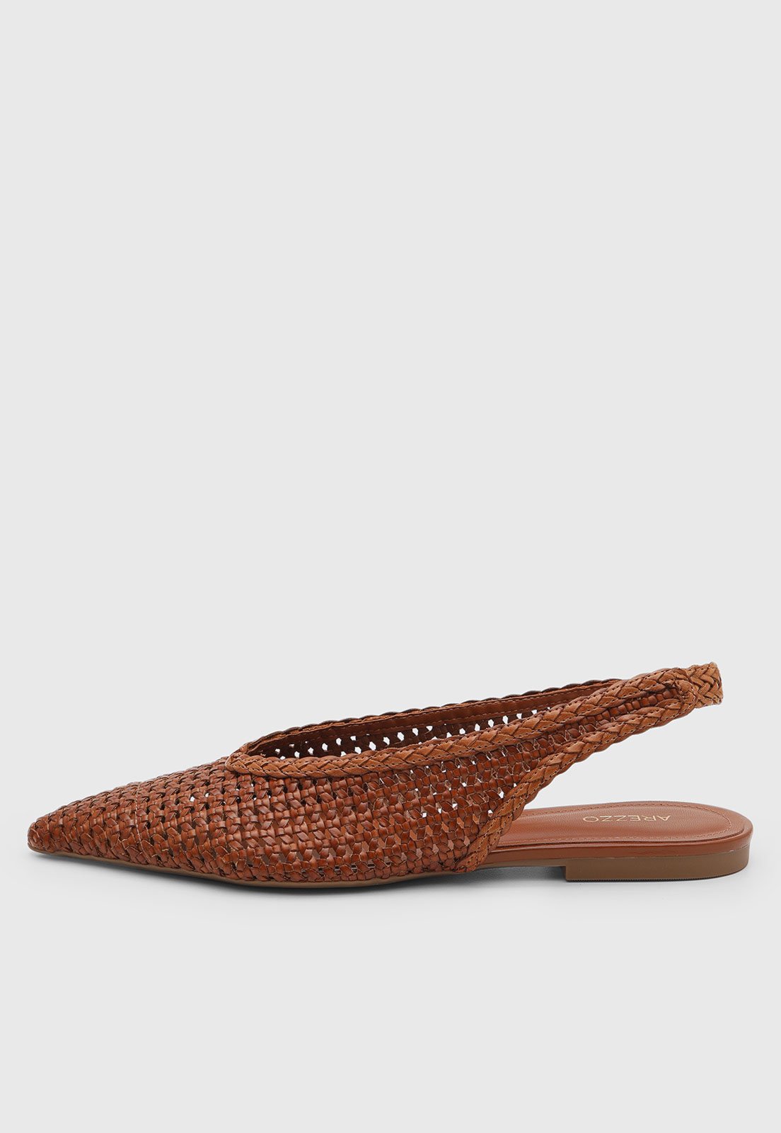 Sapatilha Feminina Arezzo Trama Caramelo