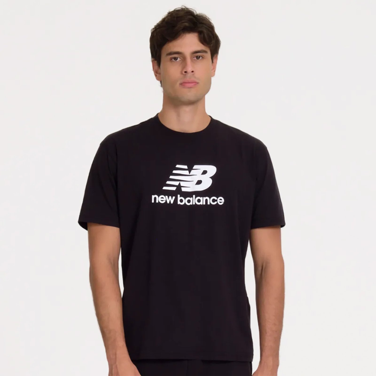 Vista 2 Camisa New Balance Essentials Preta preto New Balance preto